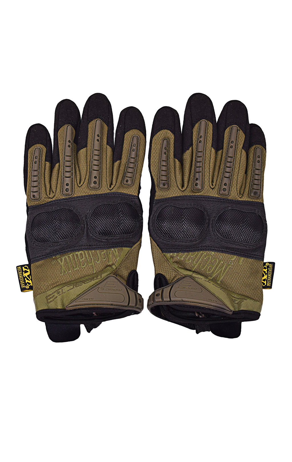 Перчатки MECHANIX с пласт. защитой M-PACT (копия) olive 