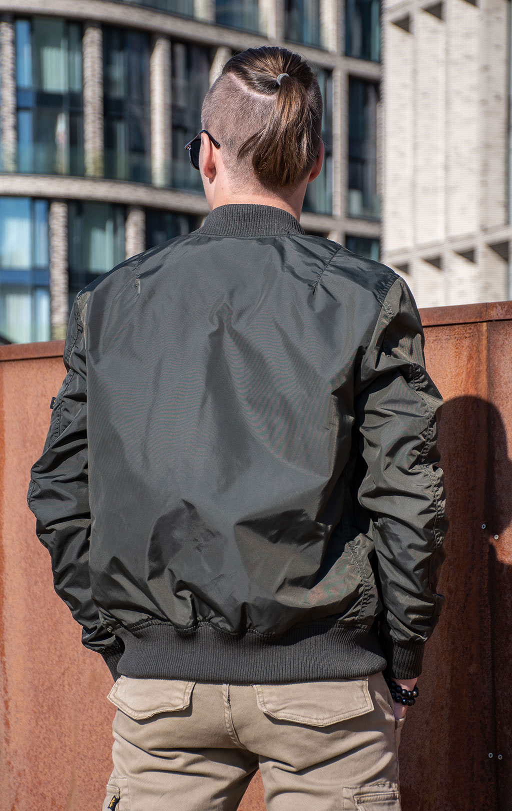 Ветровка-бомбер ALPHA INDUSTRIES TT MA-1 rep. grey 