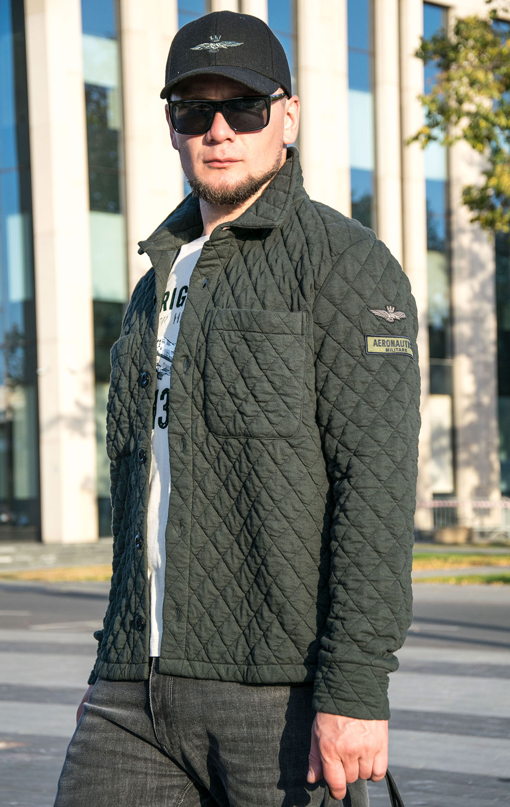 Куртка-рубашка AERONAUTICA MILITARE FW 23/24/TR dark green (AC 014) 