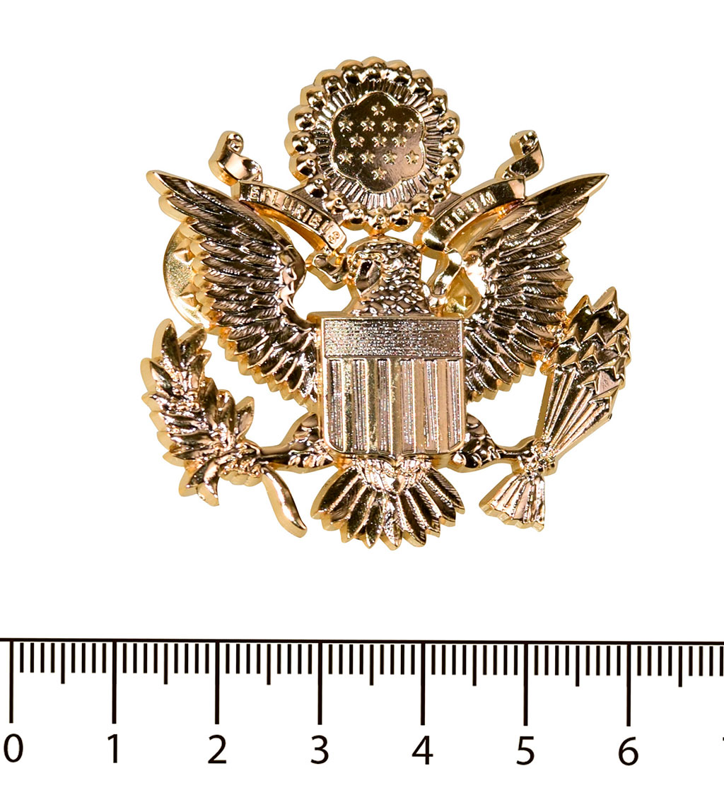 Кокарда US ARMY gold (P40144) США