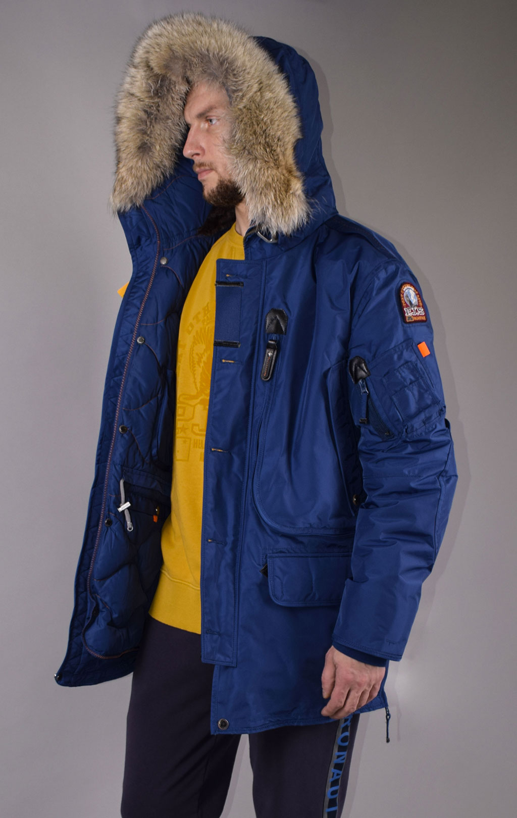 Аляска-пуховик PARAJUMPERS KODIAK FW 19/20 navy peony 