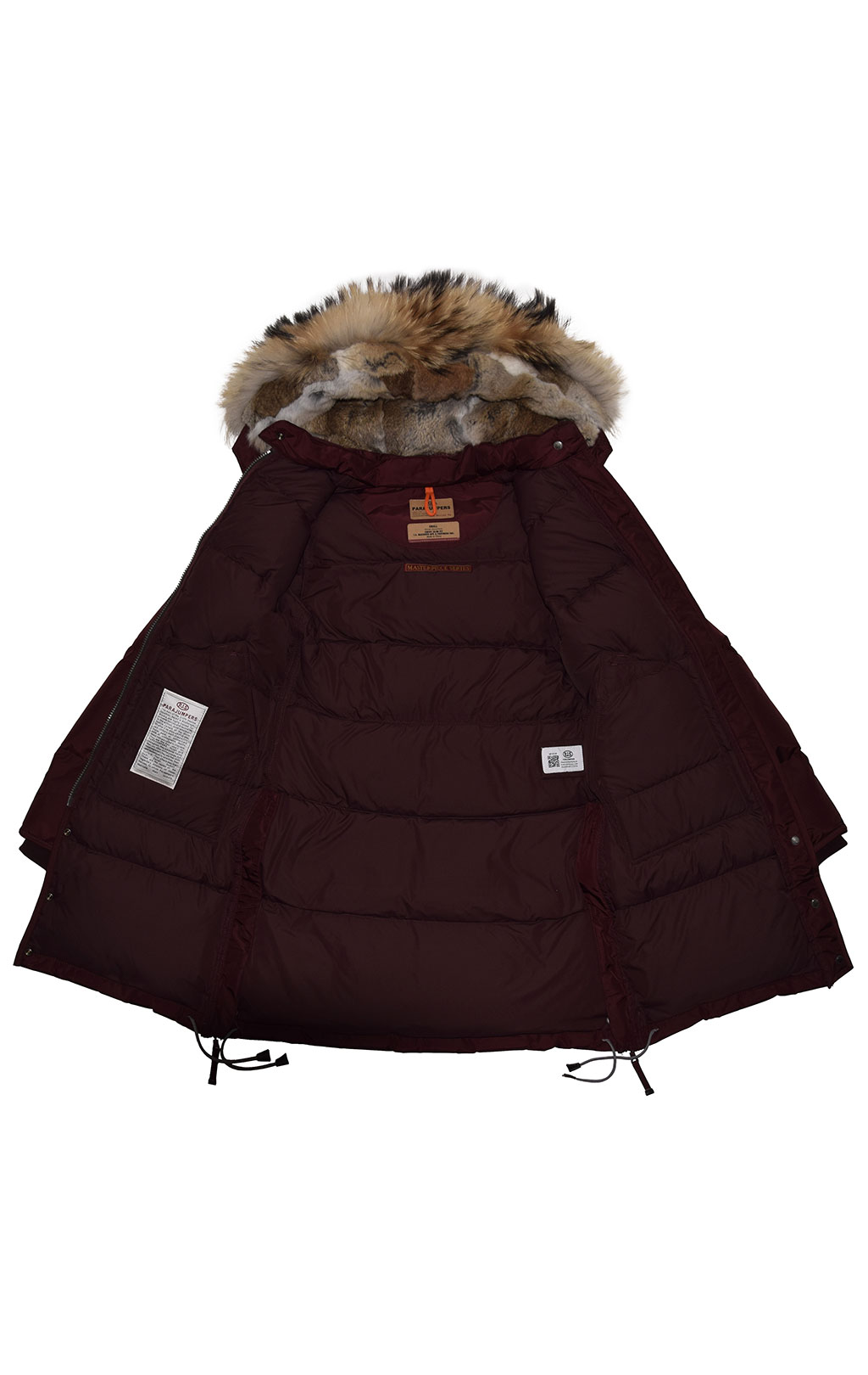 Женская куртка-пуховик PARAJUMPERS LONG BEAR burgundy 