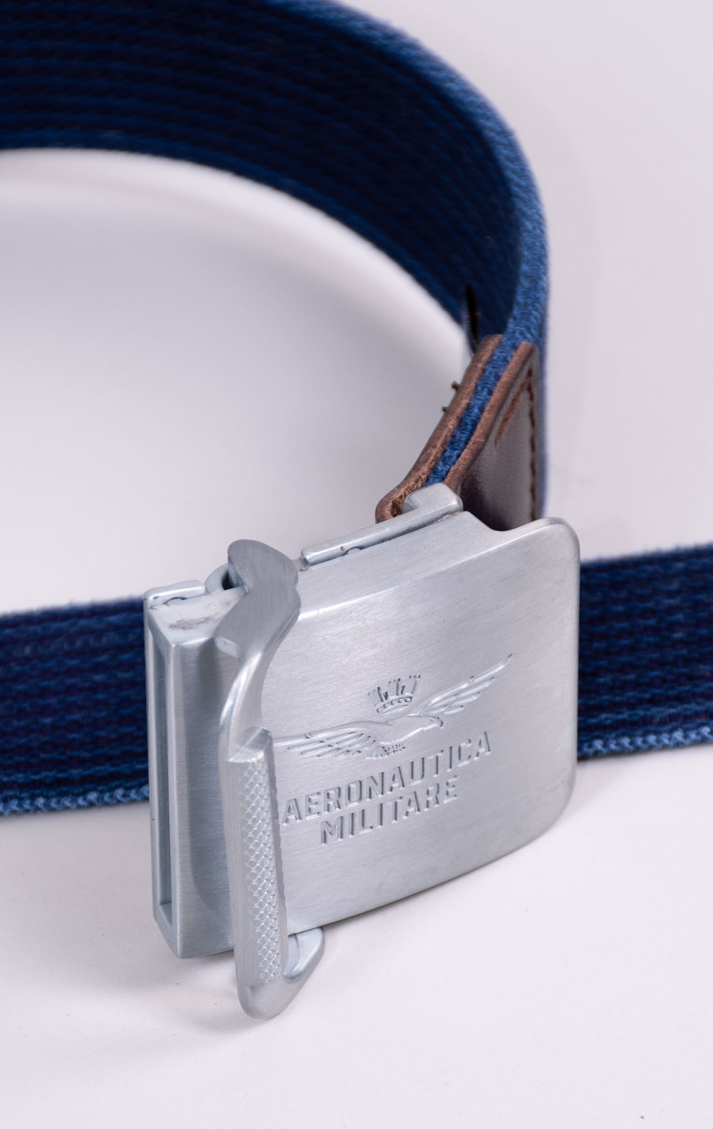 Ремень текстиль/кожа AERONAUTICA MILITARE SS 26/IT blue navy (CI 0319) 
