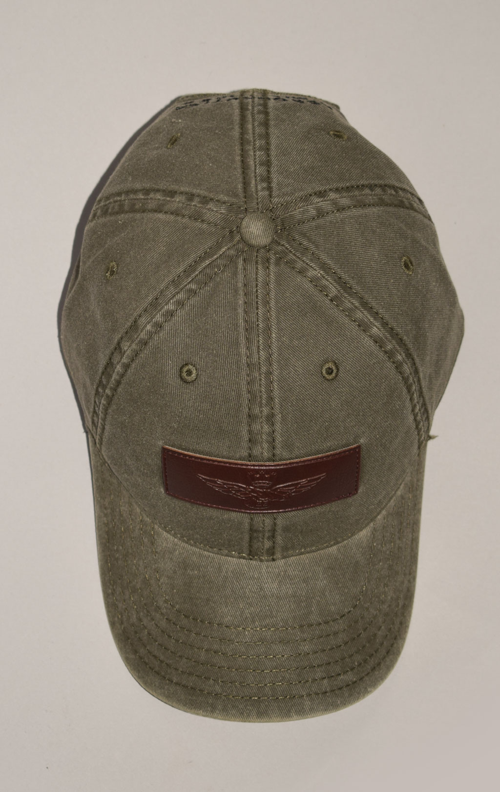Бейсболка AERONAUTICA MILITARE SS 23/CN verde militare (HA 1133)
