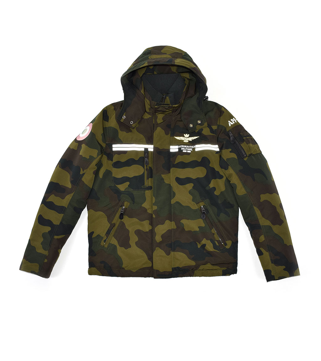 Куртка AERONAUTICA MILITARE FW 19/20 camouflage verde (AB 1798) 