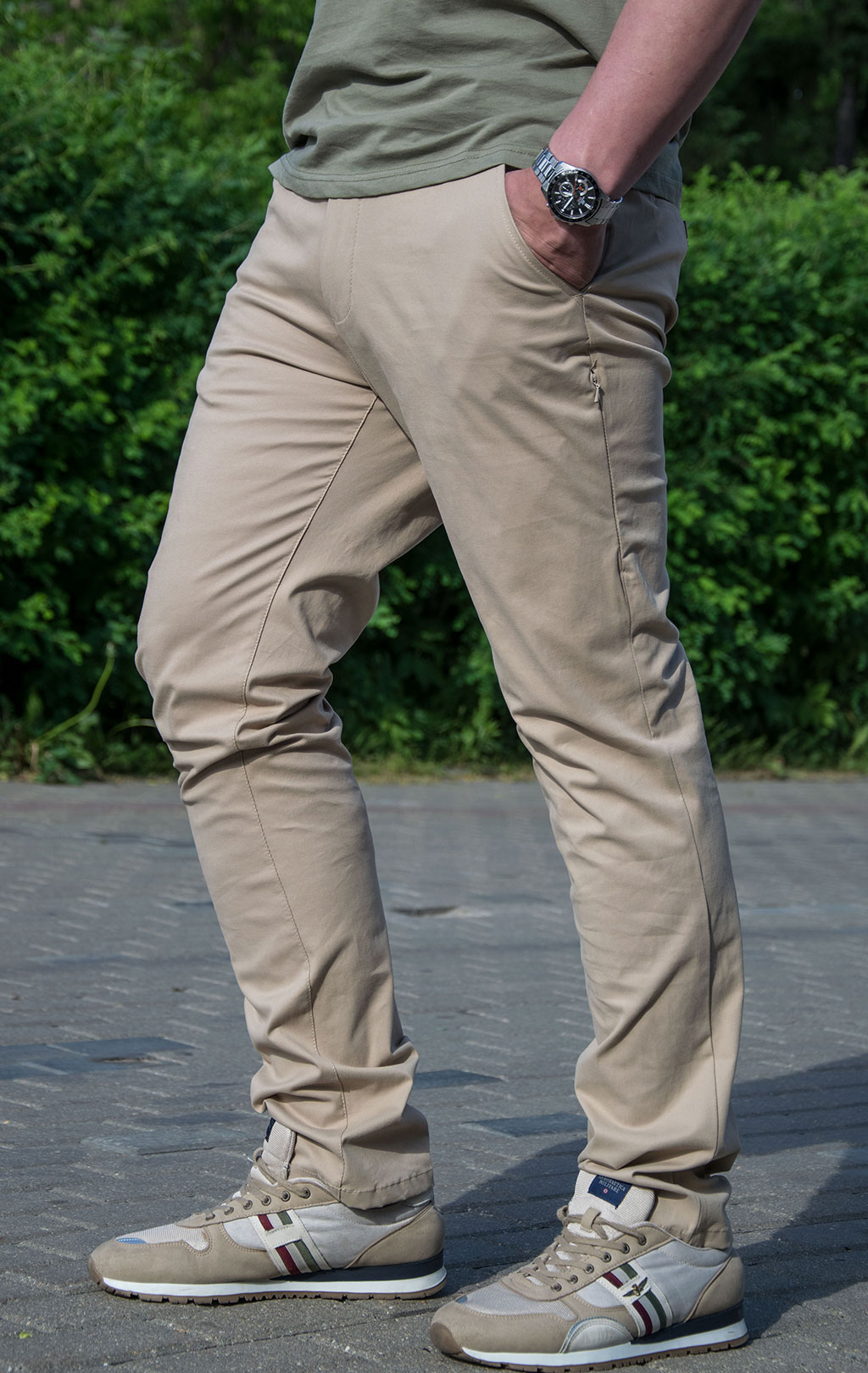 Брюки тактические Pentagon COVERT хлопок stretch khaki 05014 