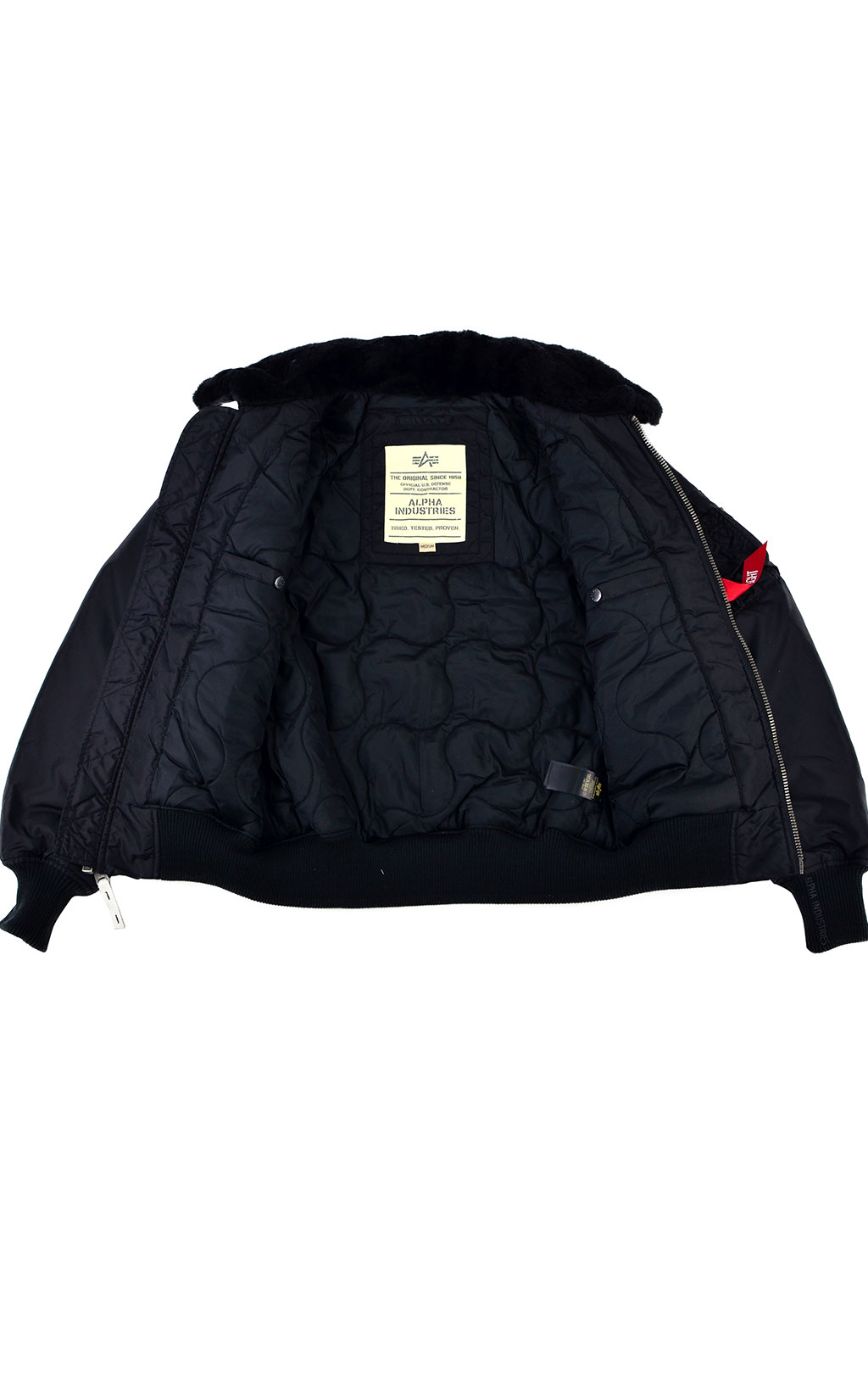 Куртка-пилот ALPHA INDUSTRIES INJECTOR-III big size black 