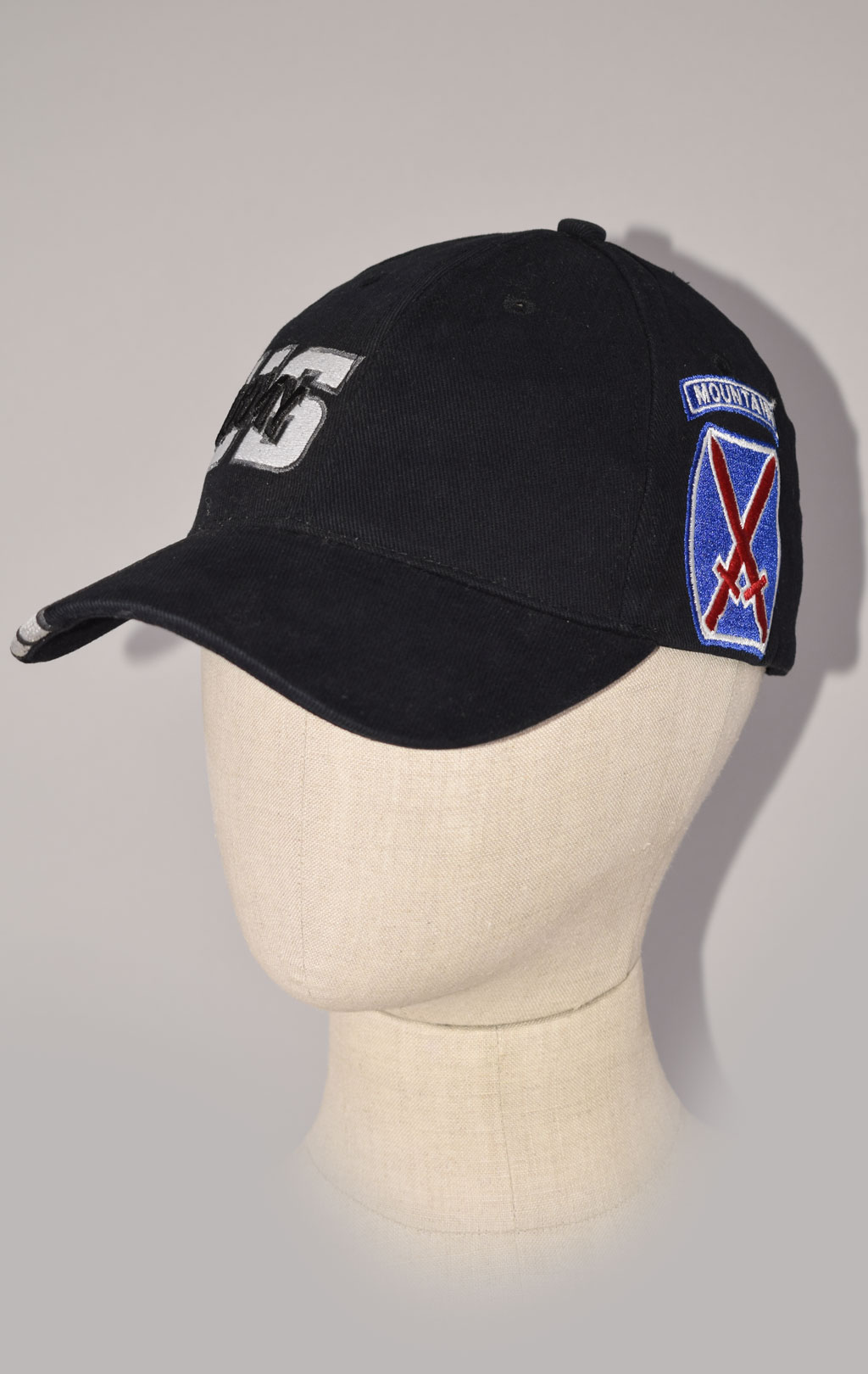 Бейсболка EC 10TH MOUNTAIN SIDE LOGO black (6138) 