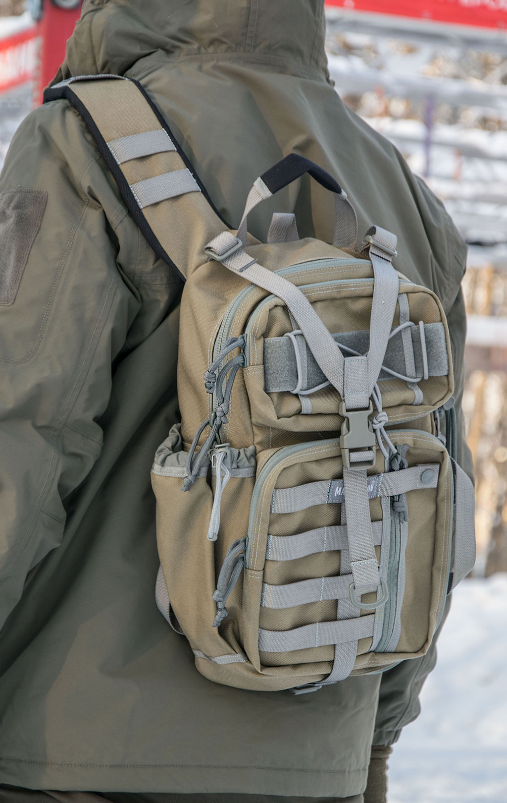 Рюкзак тактический однолямочный Maxpedition SITKA one strap khaki/foliage 