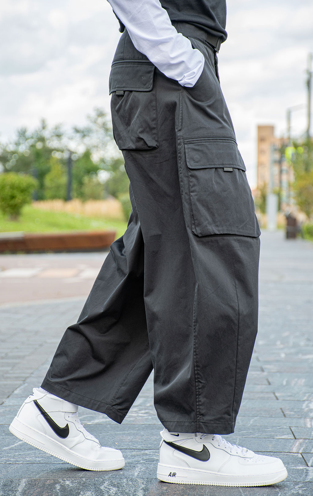 Брюки-карго ALPHA INDUSTRIES OVERSIZED TACTICAL PANT FW 24/25 black 