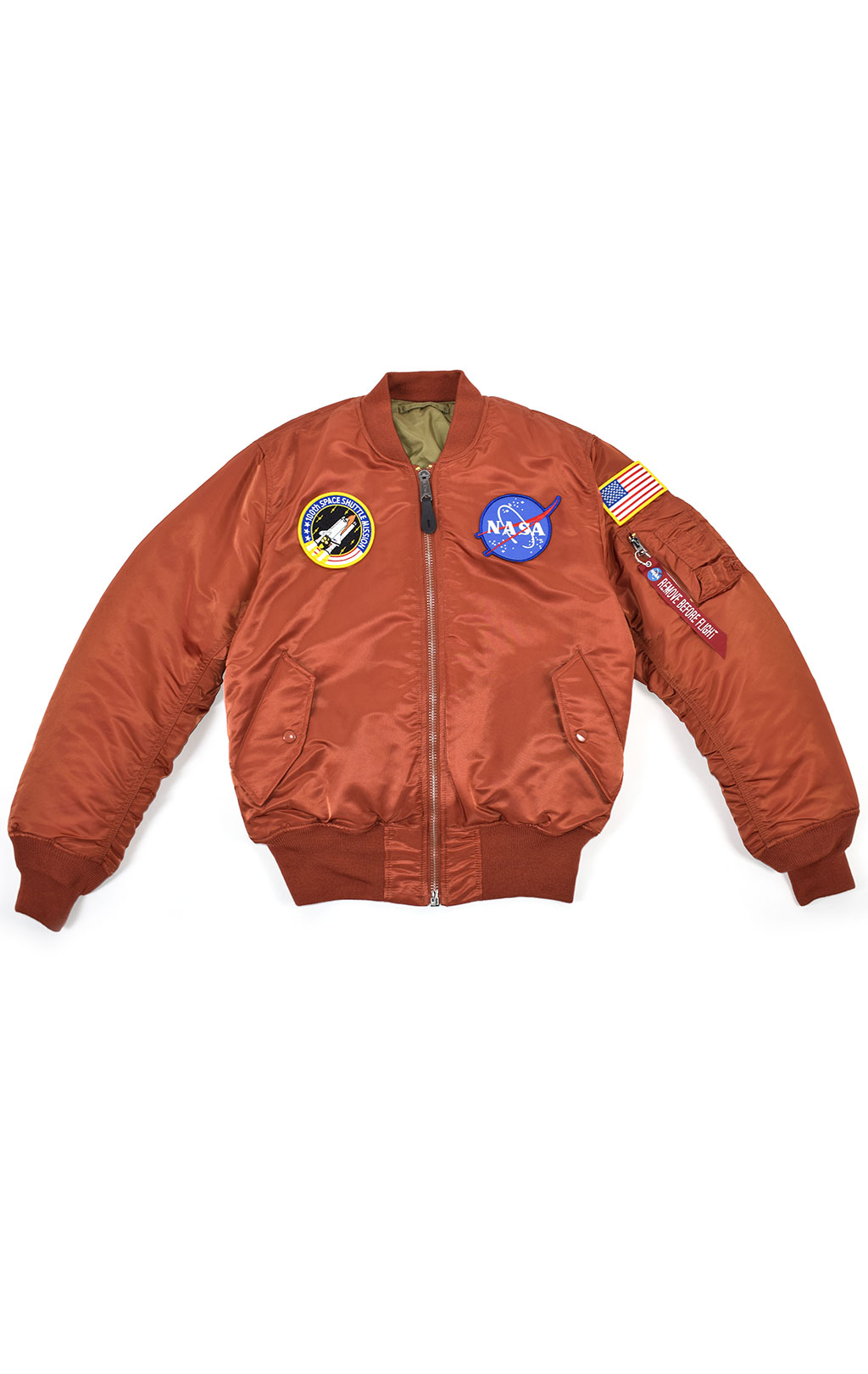 Бомбер ALPHA INDUSTRIES NASA MA-1 rust 