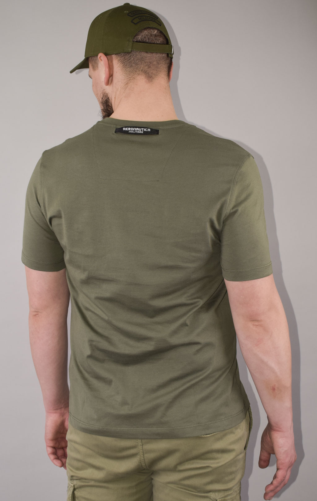 Футболка AERONAUTICA MILITARE big size SS 23/IT verde (TS 2084) 