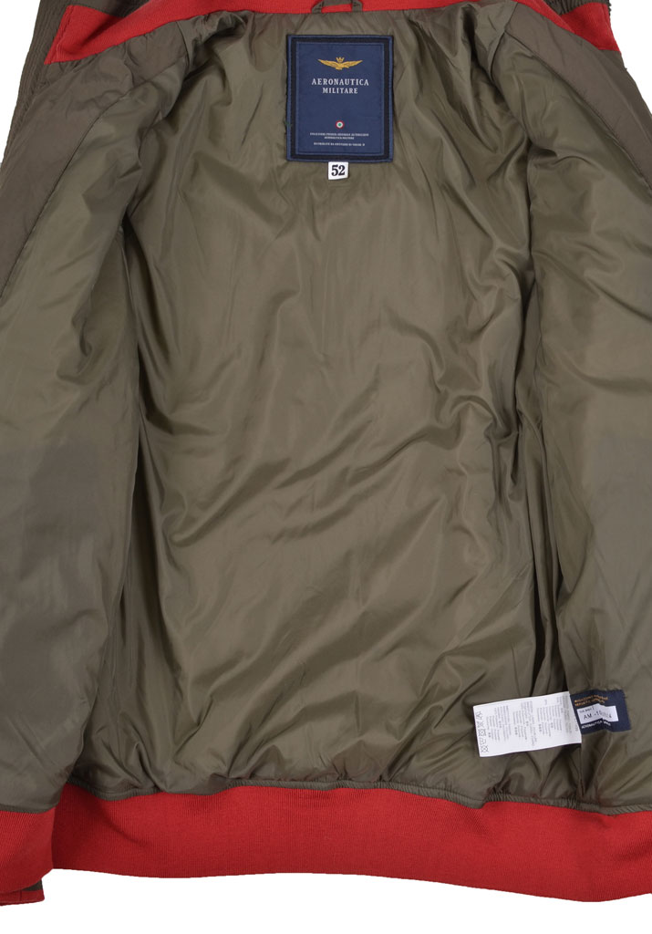 Куртка AERONAUTICA MILITARE verde militare (AB 1292) 