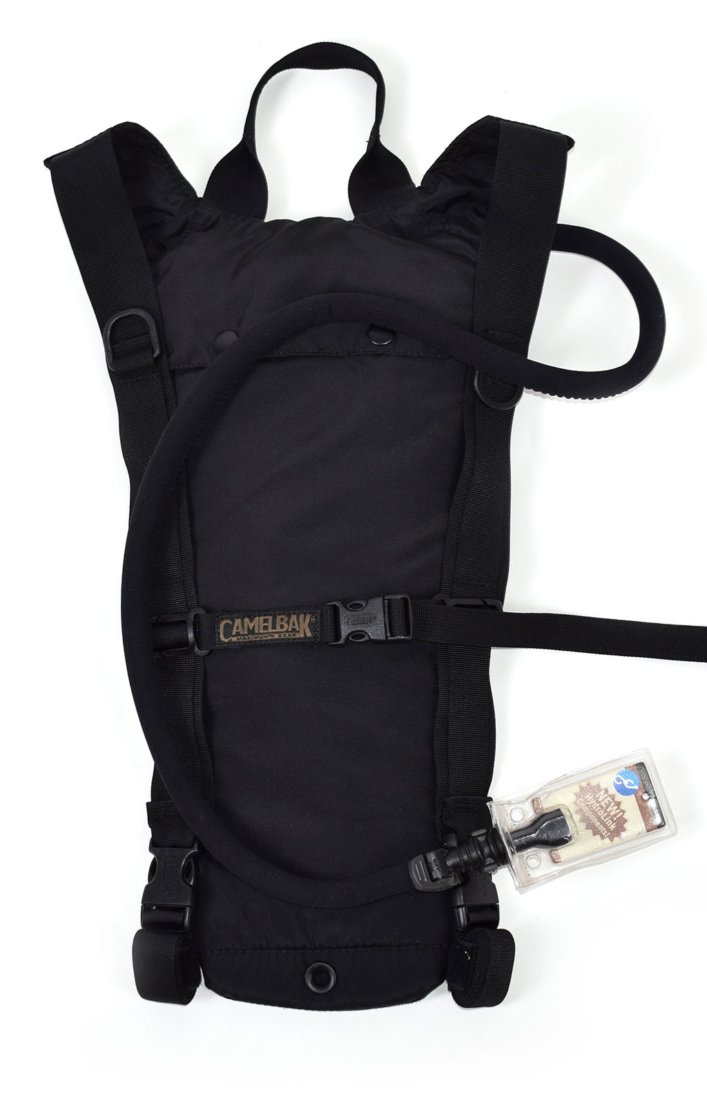 Питьевая система армейская CamelBak горловина снаружи, 2,5L black 