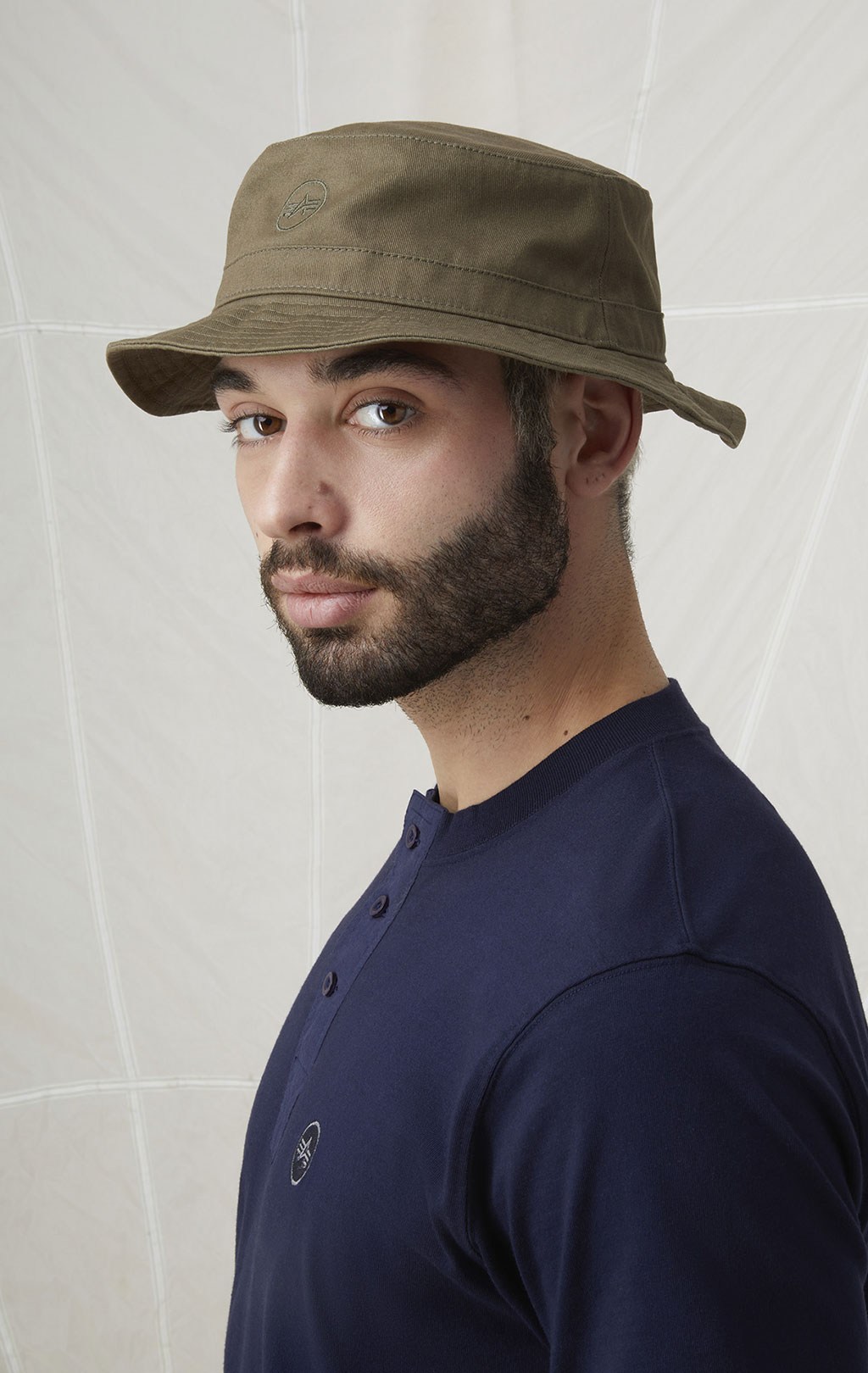 Панама ALPHA INDUSTRIES COTTON BUCKET HAT SS 23 olive 