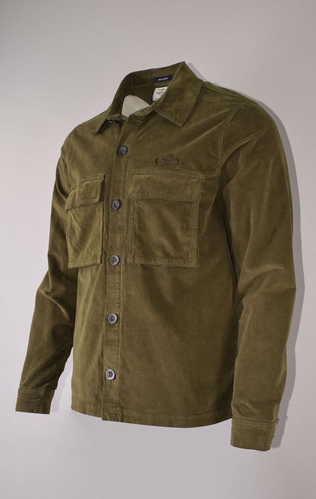 Куртка-рубашка AERONAUTICA MILITARE FW 23/24 m/AL off green (AC 013) 