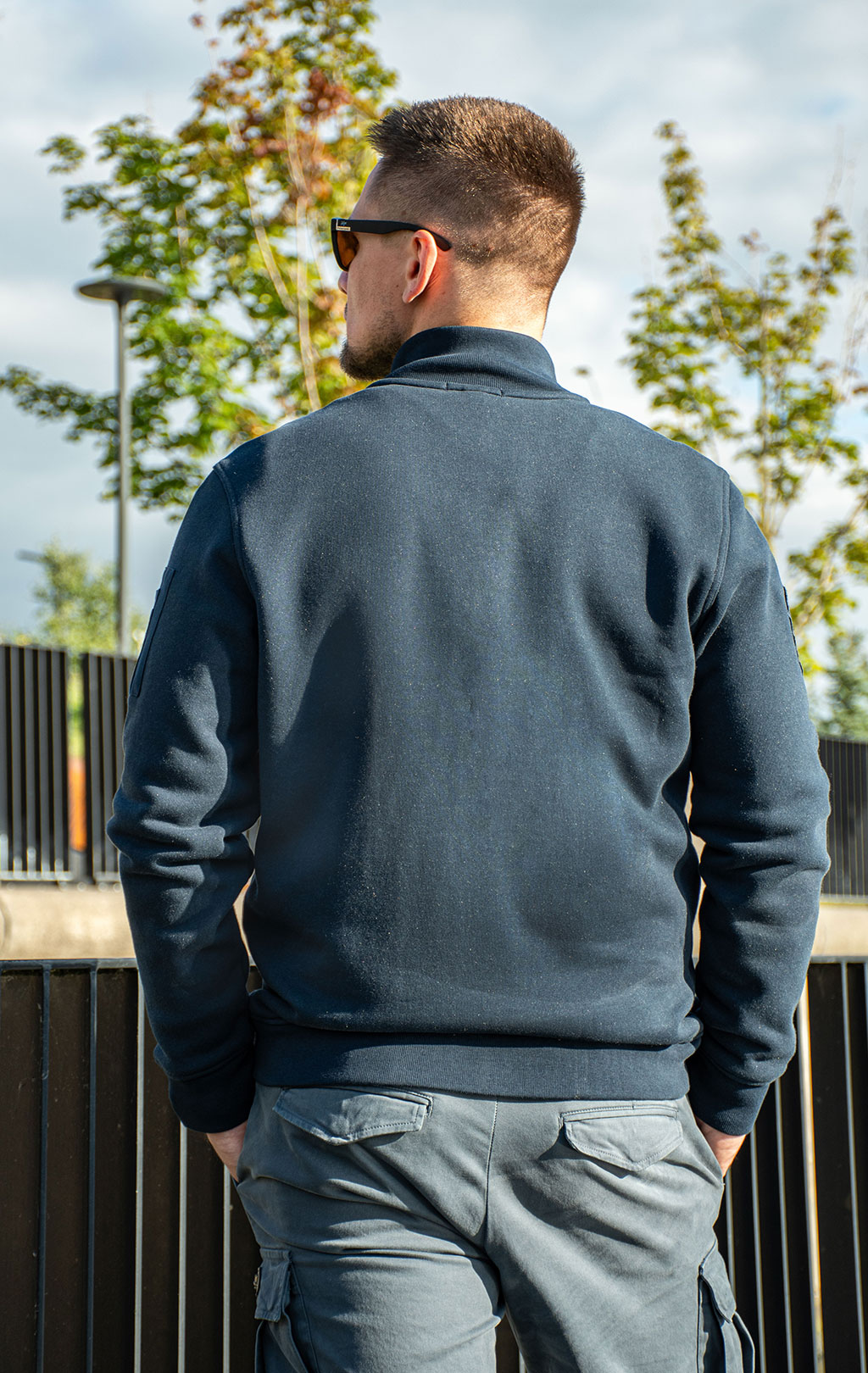 Олимпийка AERONAUTICA MILITARE FW 26/27/TR blue navy (FE 2143) 
