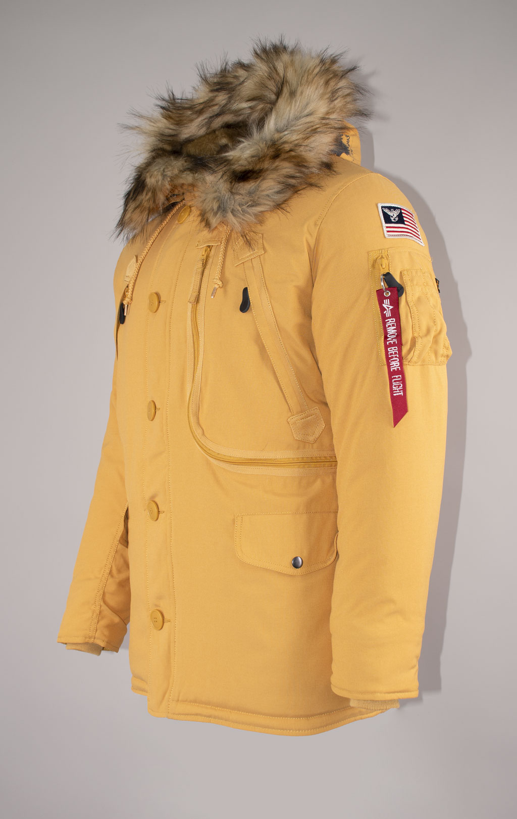 Аляска ALPHA INDUSTRIES POLAR wheat 