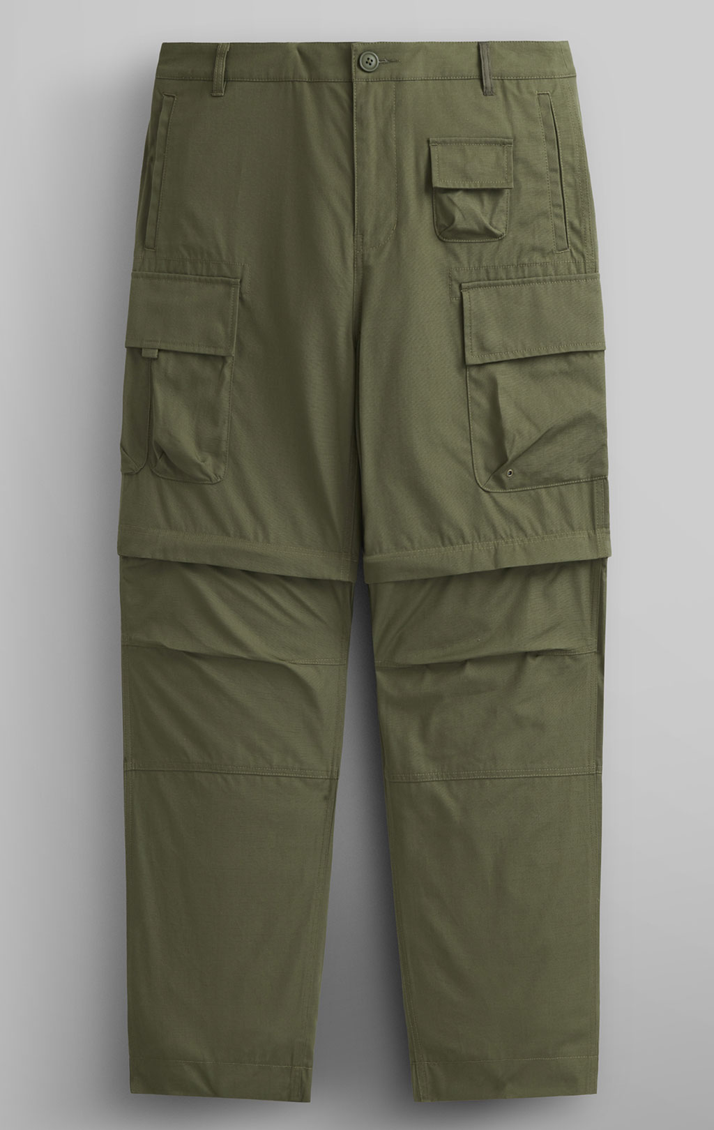 Брюки-шорты ALPHA INDUSTRIES CONVERTIBLE CARGO PANT SS 24 m OG-107 green 