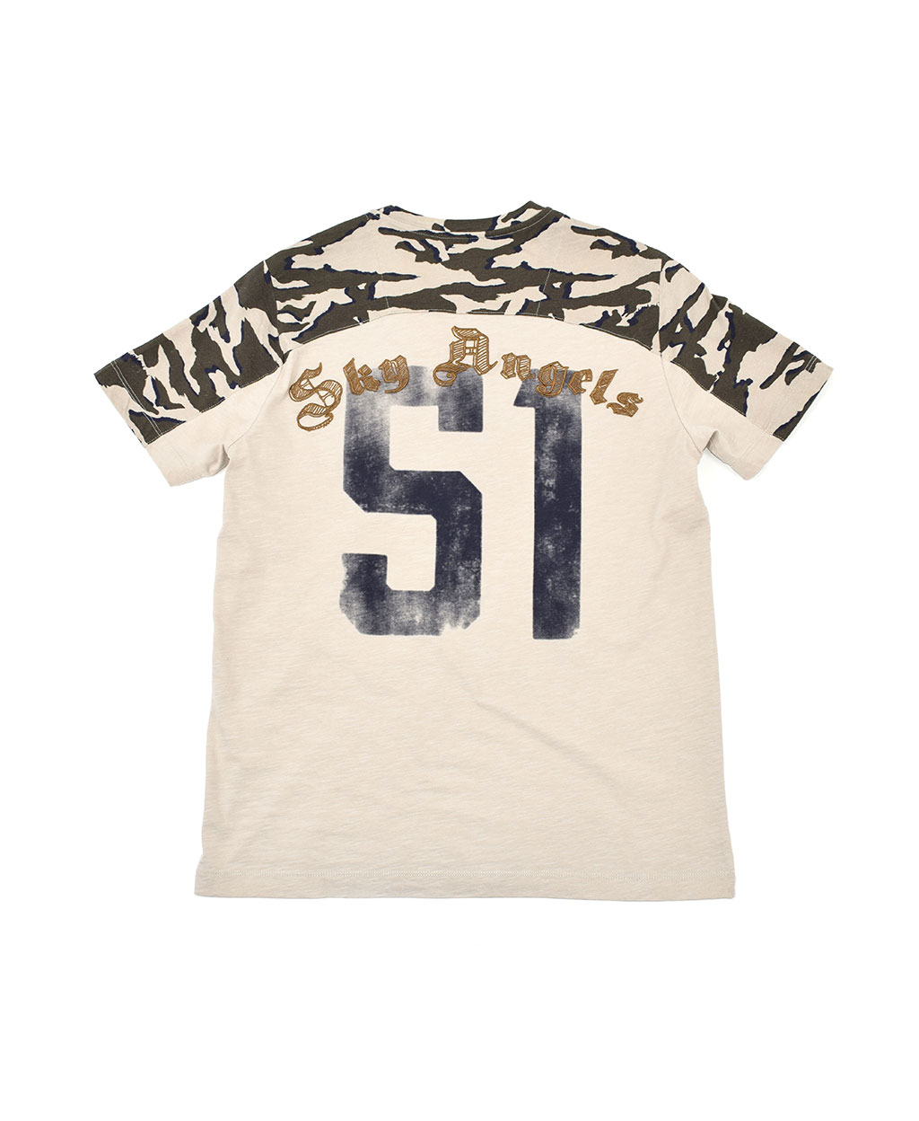 Футболка AERONAUTICA MILITARE SS 20/TR camouflage/sabbia (TS 1749)