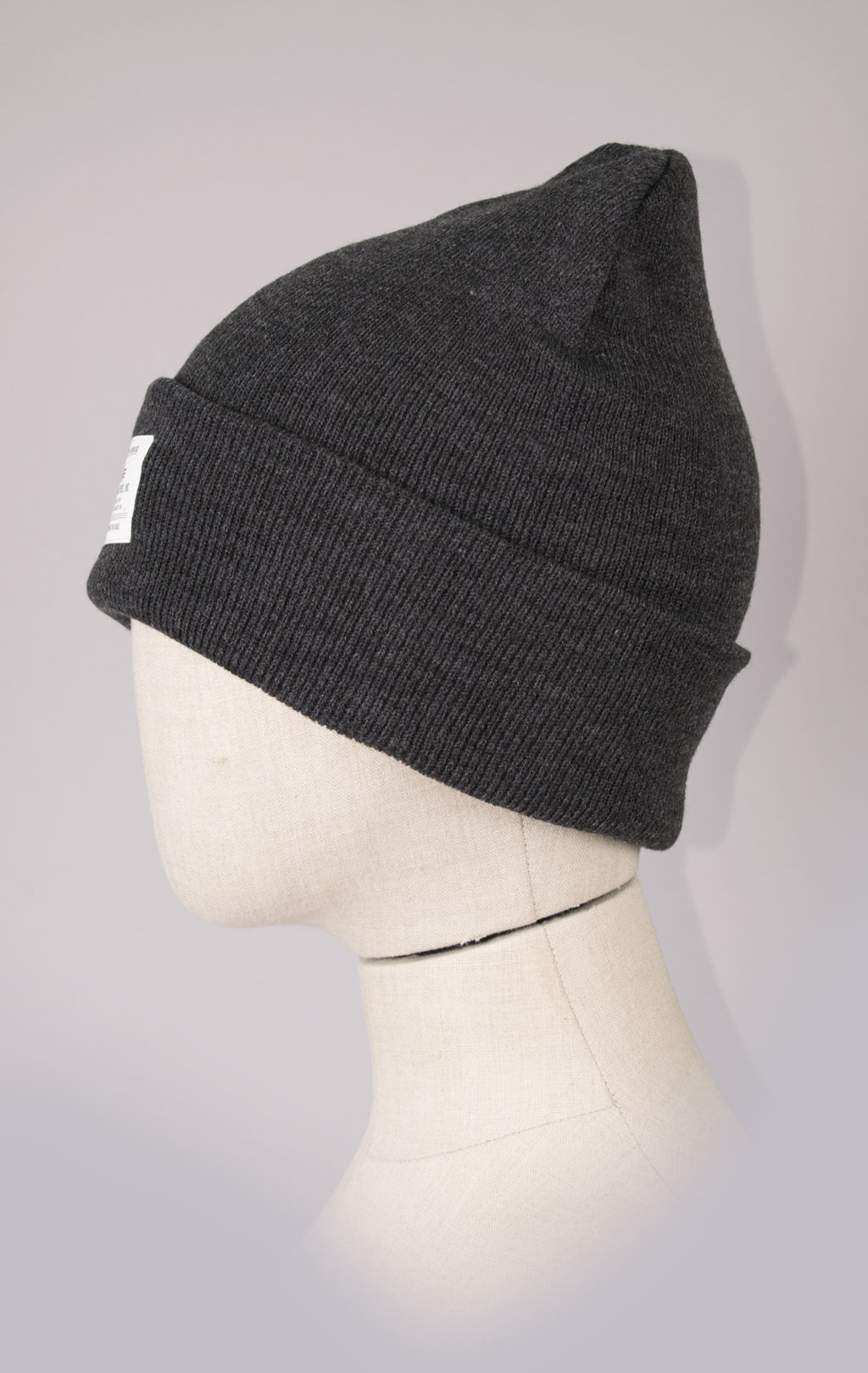 Шапка ALPHA INDUSTRIES ESSENTIAL BEANIE FW 23/24 dark charcoal heather 