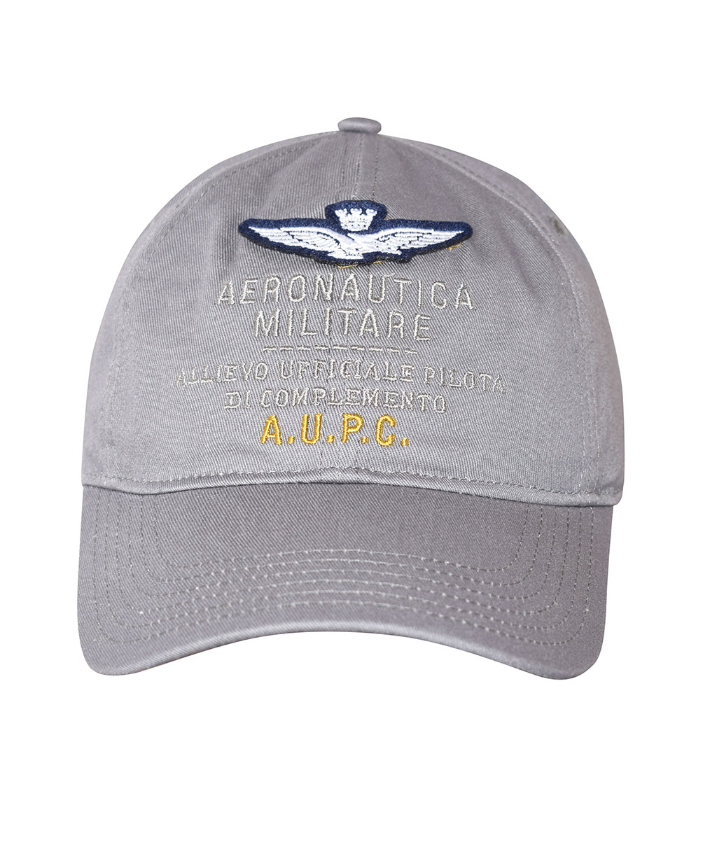 Бейсболка AERONAUTICA MILITARE SS 20/CN grigio topo (HA 1039)