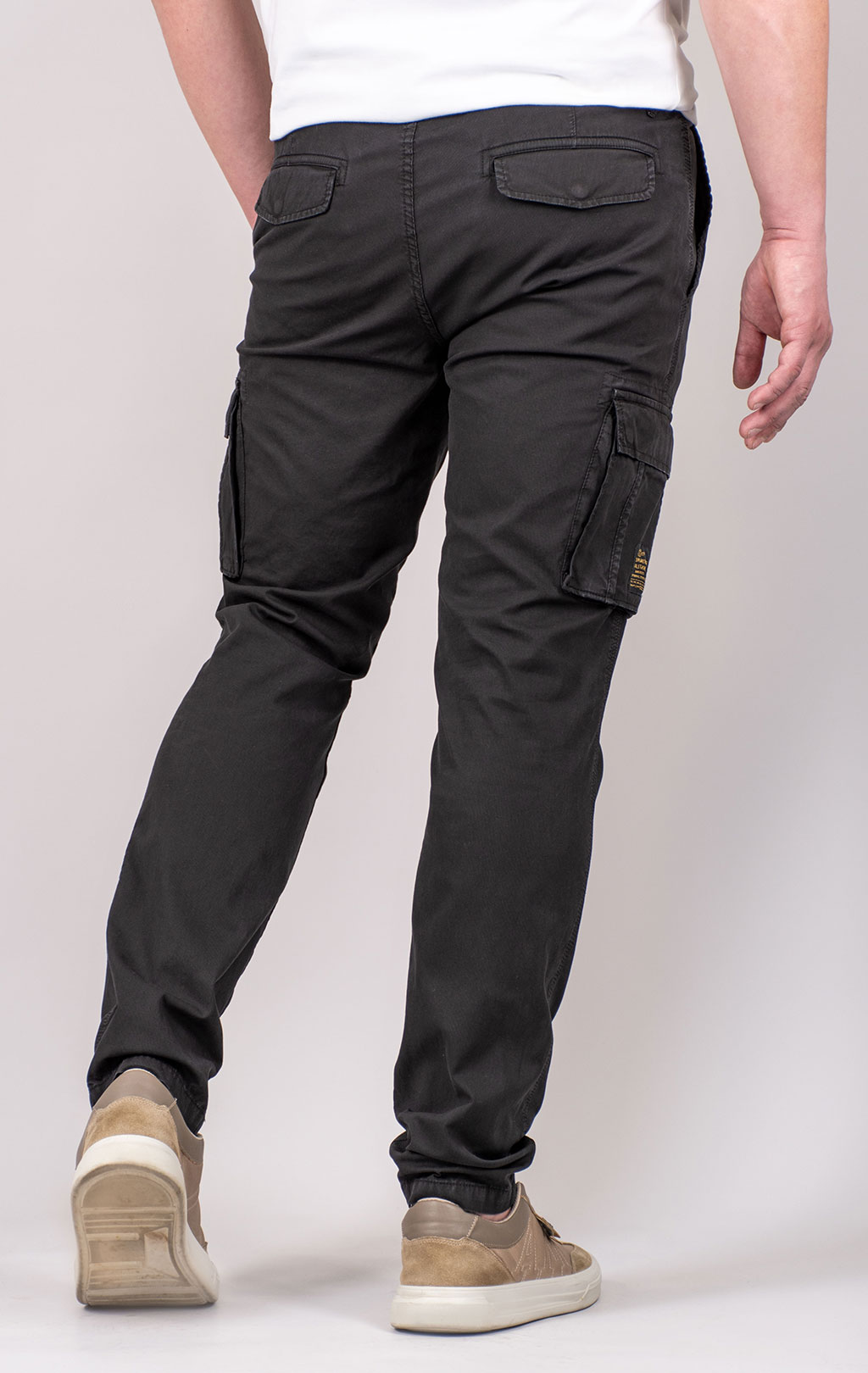 Брюки-карго AERONAUTICA MILITARE SS 25 m/AL black washed (PA 1329) 