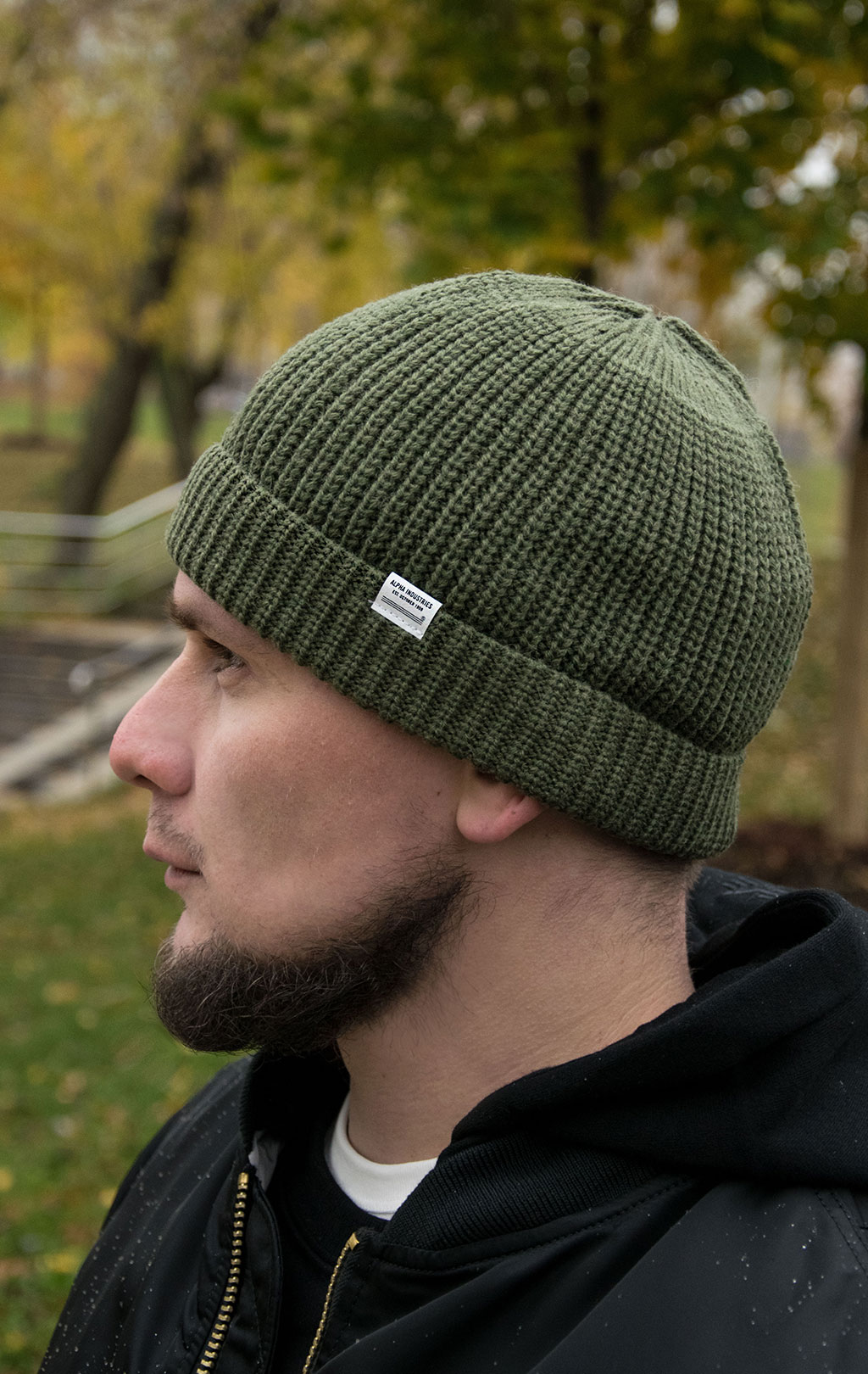 Шапка ALPHA INDUSTRIES ESSENTIAL WATCH CAP FW 21/22 olive 