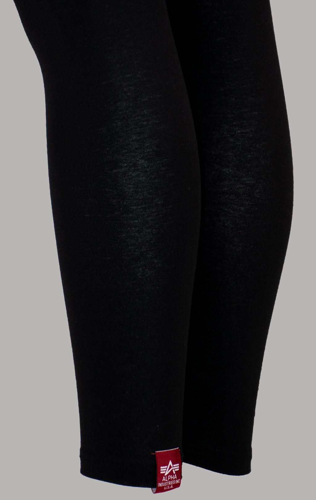 Женские леггинсы ALPHA INDUSTRIES BASIC LEGGINGS SMALL LOGO black 