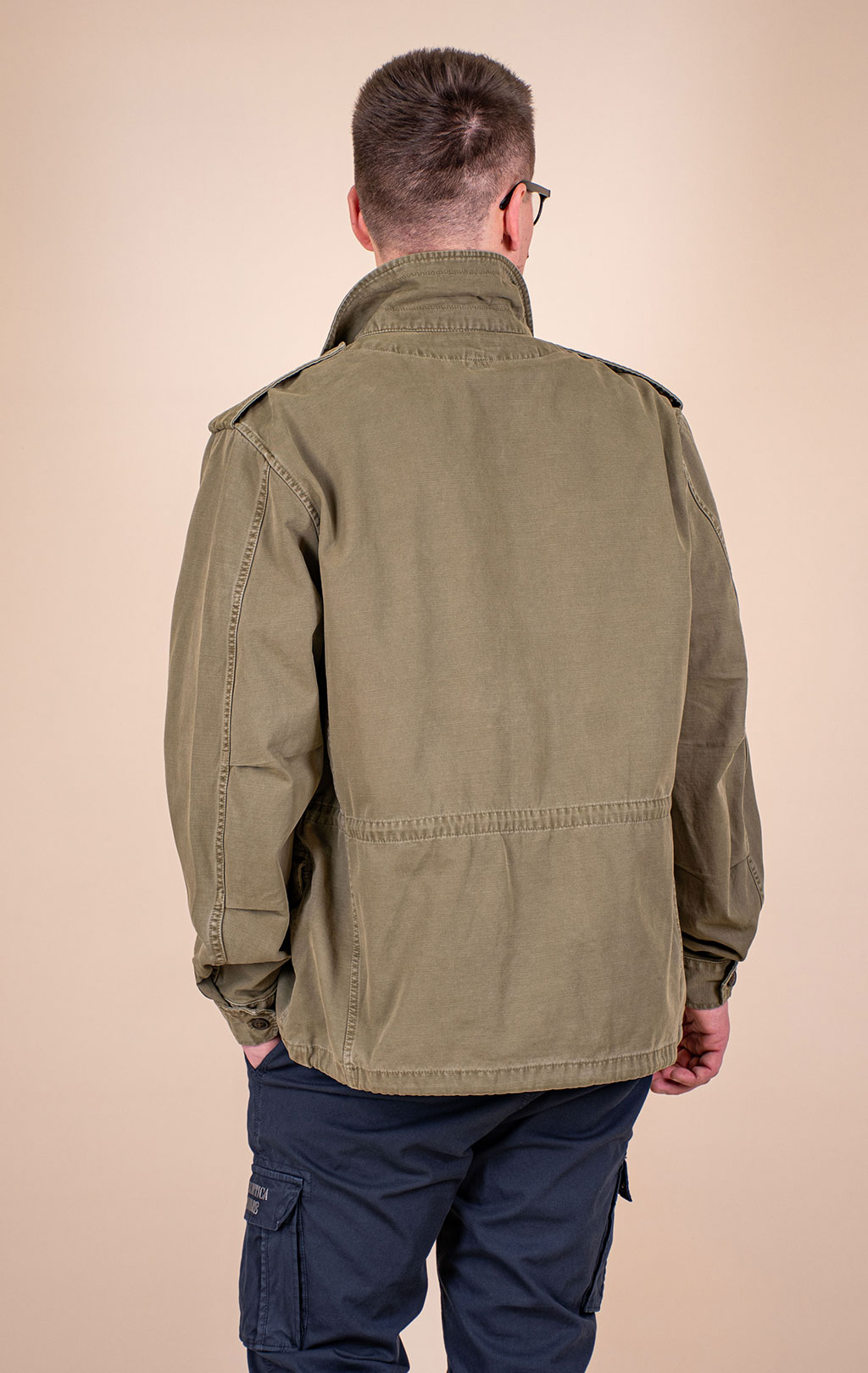 Ветровка M-65 AERONAUTICA MILITARE SS 26/IN lichen green (AB 3044) 
