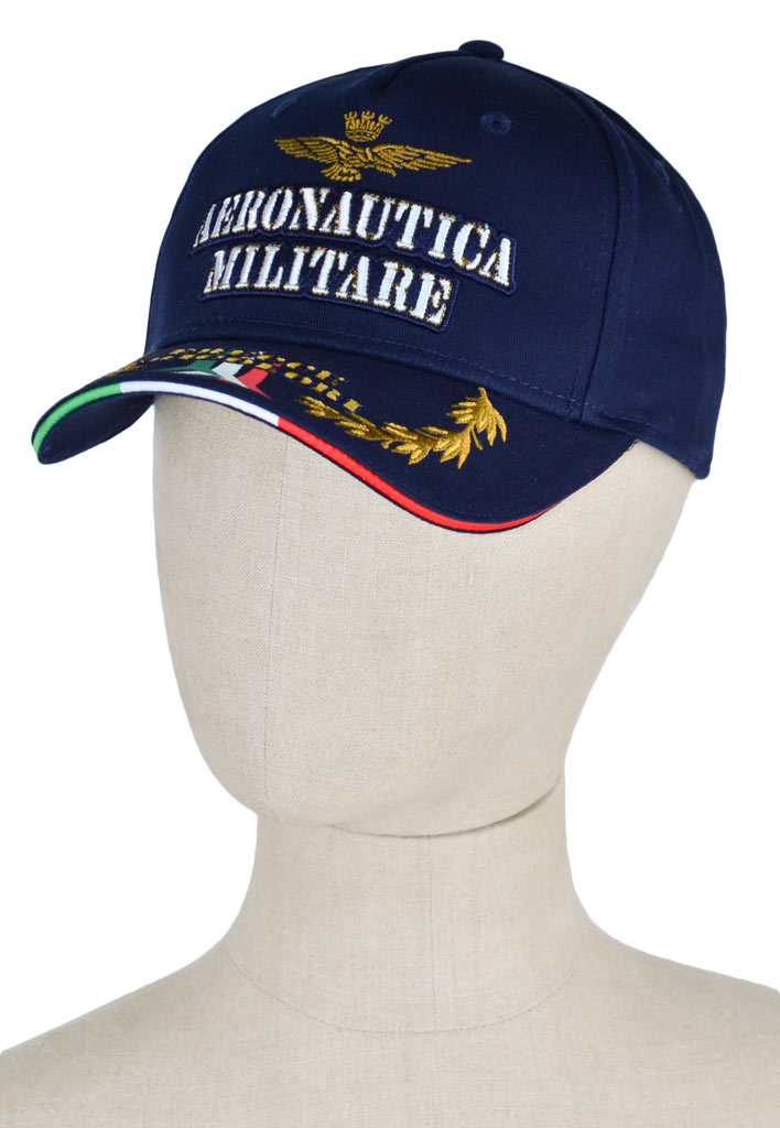 Бейсболка AERONAUTICA MILITARE blue navy (HA 982)