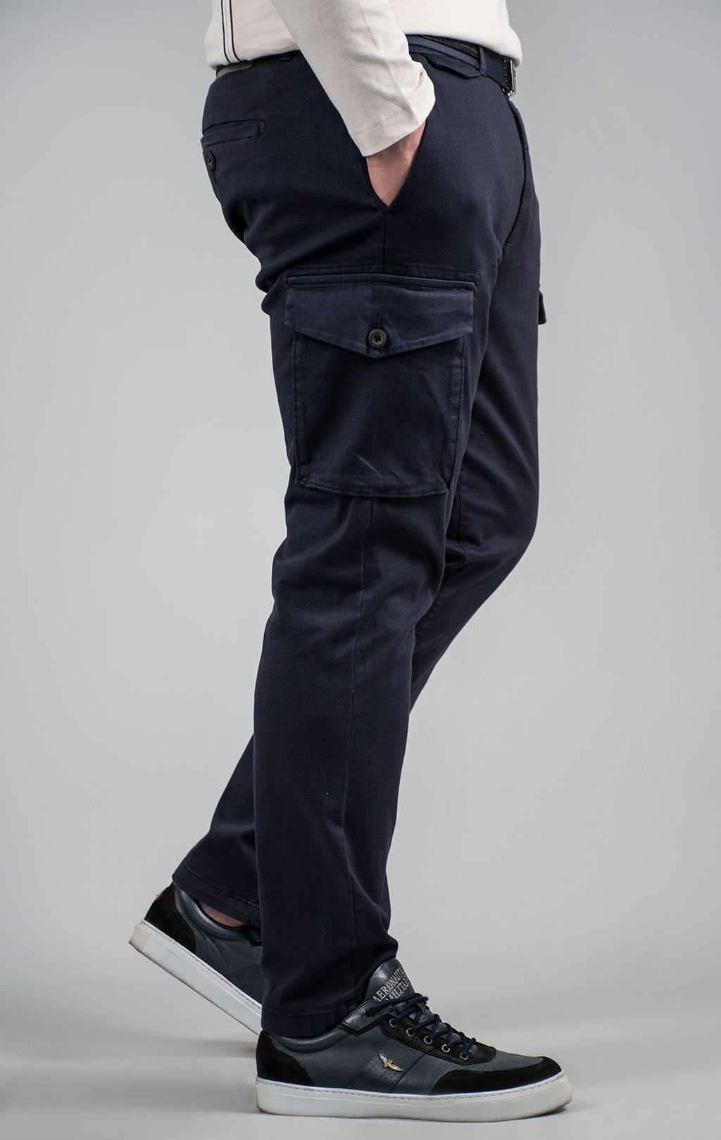 Брюки-карго AERONAUTICA MILITARE FW 24/25/BD dark blue (PA 1628) 