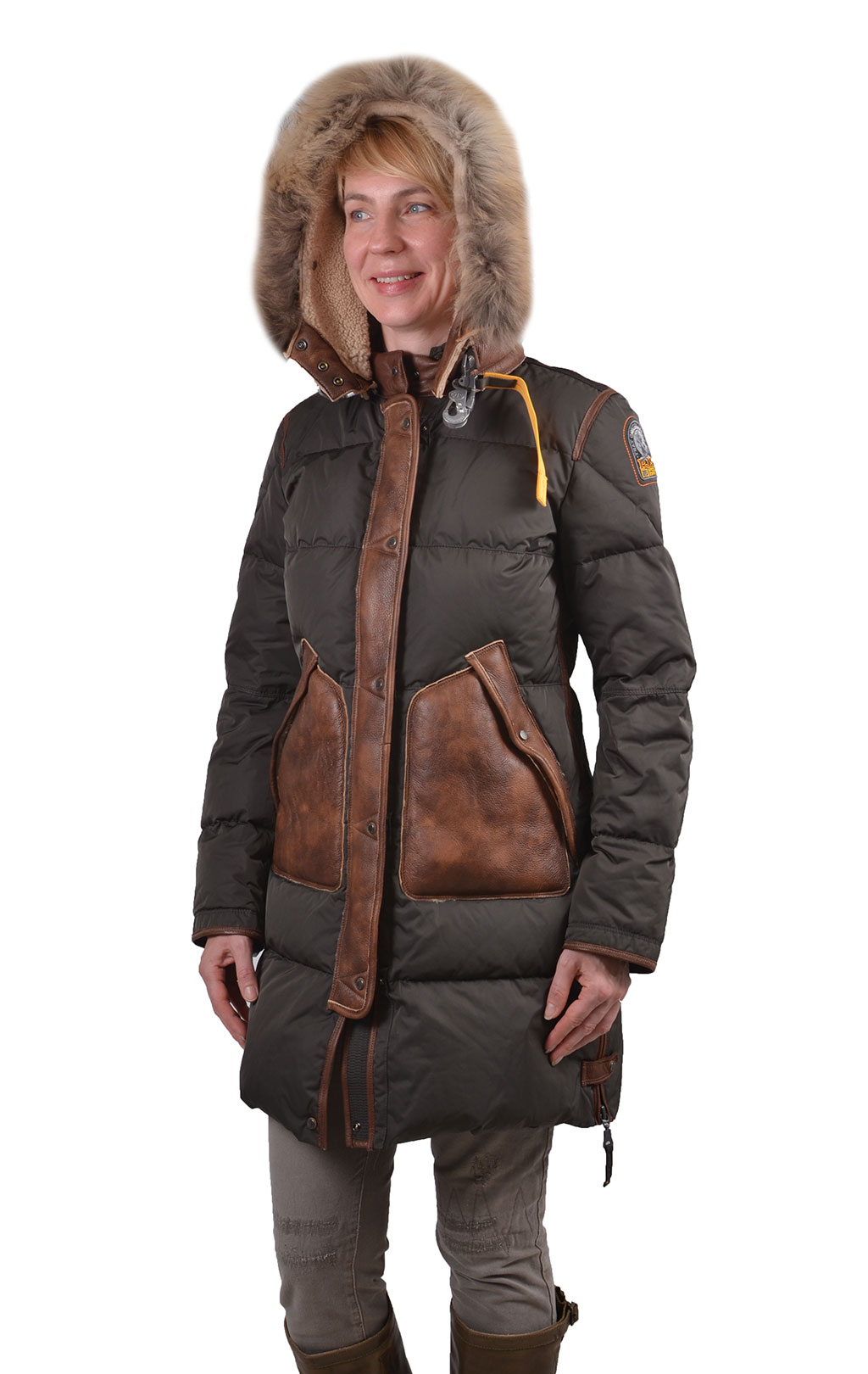 Женская куртка-пуховик PARAJUMPERS LONG BEAR SPECIAL bush 