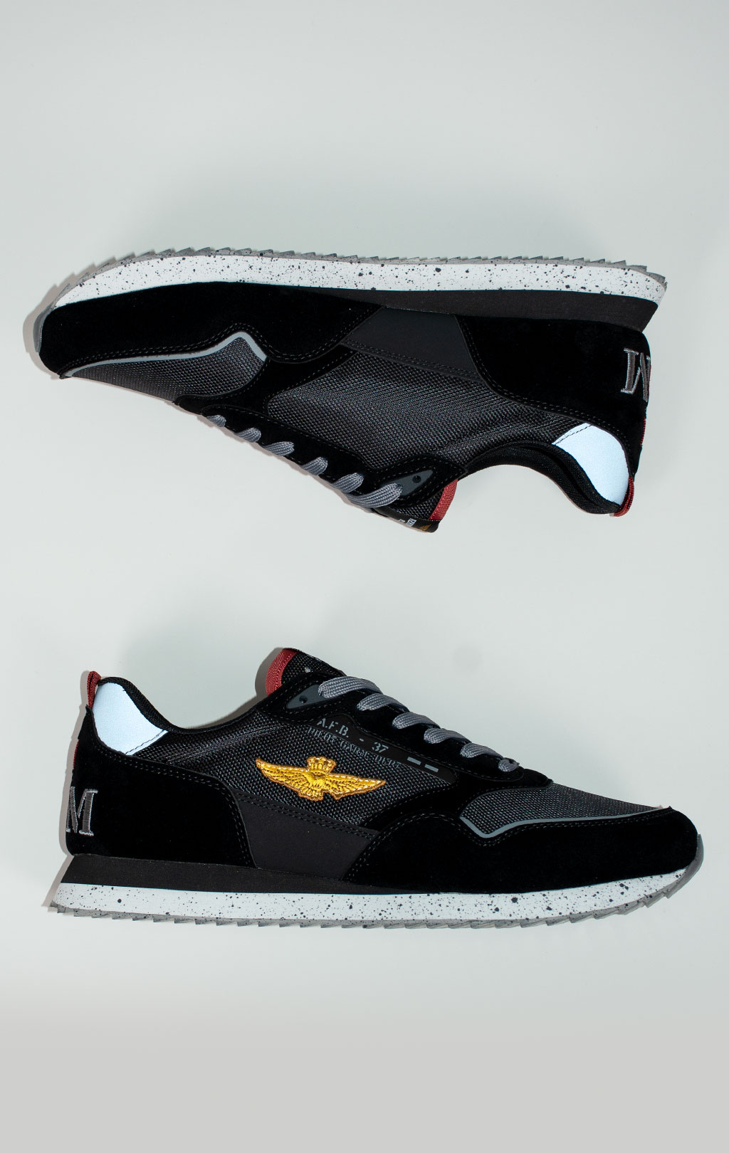 Кроссовки AERONAUTICA MILITARE (SC 0288) FW 25/26/CN jet black 