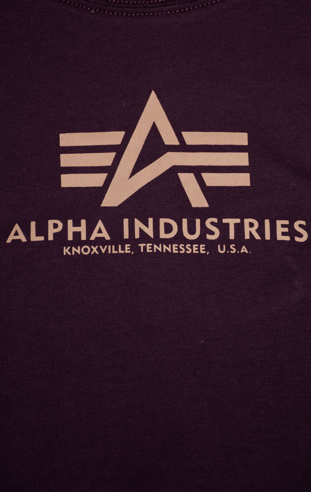 Женский лонгслив ALPHA INDUSTRIES BASIC CROPPED LS plum 