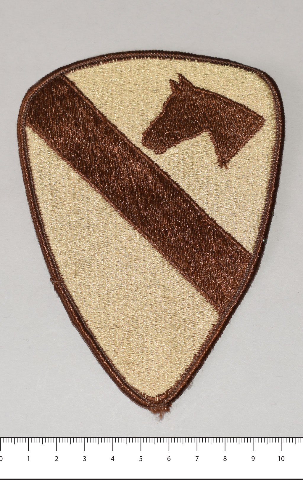 Нашивка нарукавная 1st Cavalry khaki США