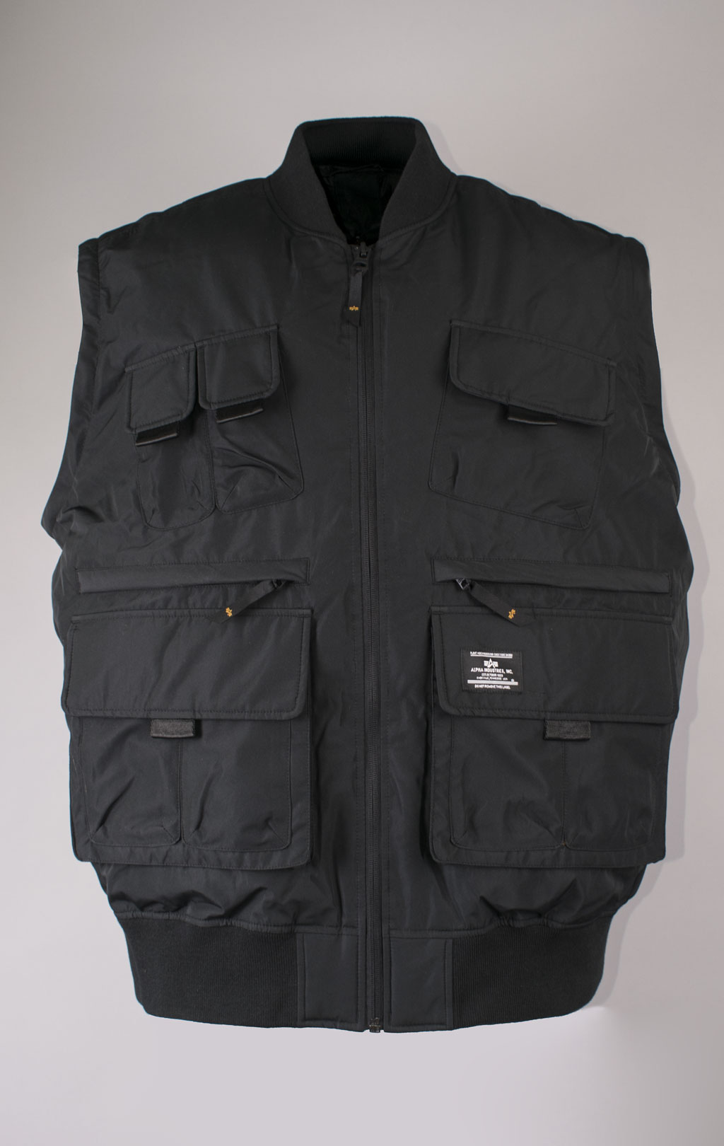 Куртка-бомбер ALPHA INDUSTRIES MULTIPOCKET FLIGHT JACKET FW 23/24 m black 