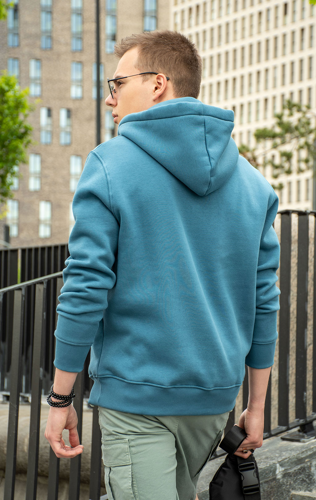 Толстовка ALPHA INDUSTRIES BASIC HOODY SMALL LOGO vintage marine 