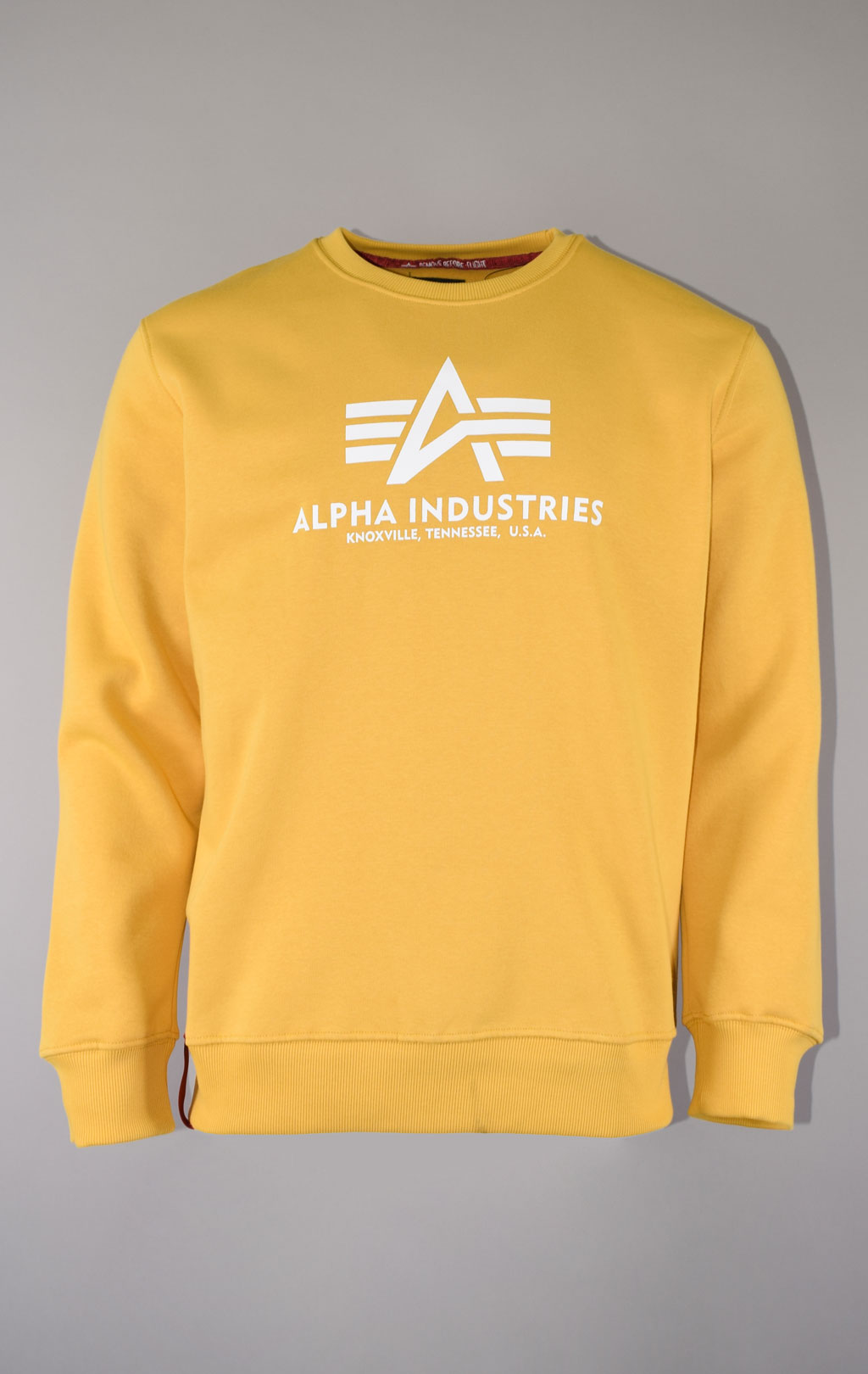 Свитшот ALPHA INDUSTRIES BASIC SWEATER solar yellow 