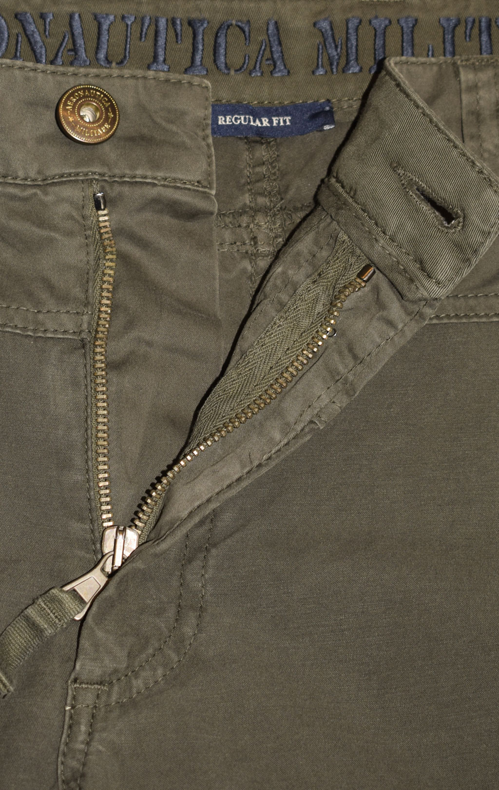 Брюки-карго AERONAUTICA MILITARE ANTI-G плотные FW 23/24/AL verde militare (PA 1557) 