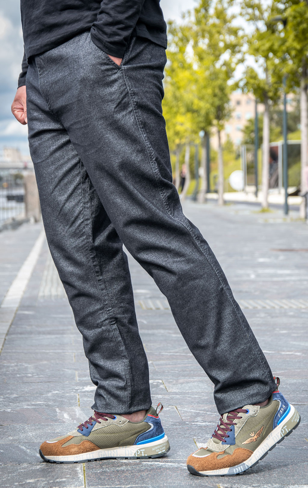 Джинсы AERONAUTICA MILITARE FW 25/26/IN denim nero (PA 1693) 