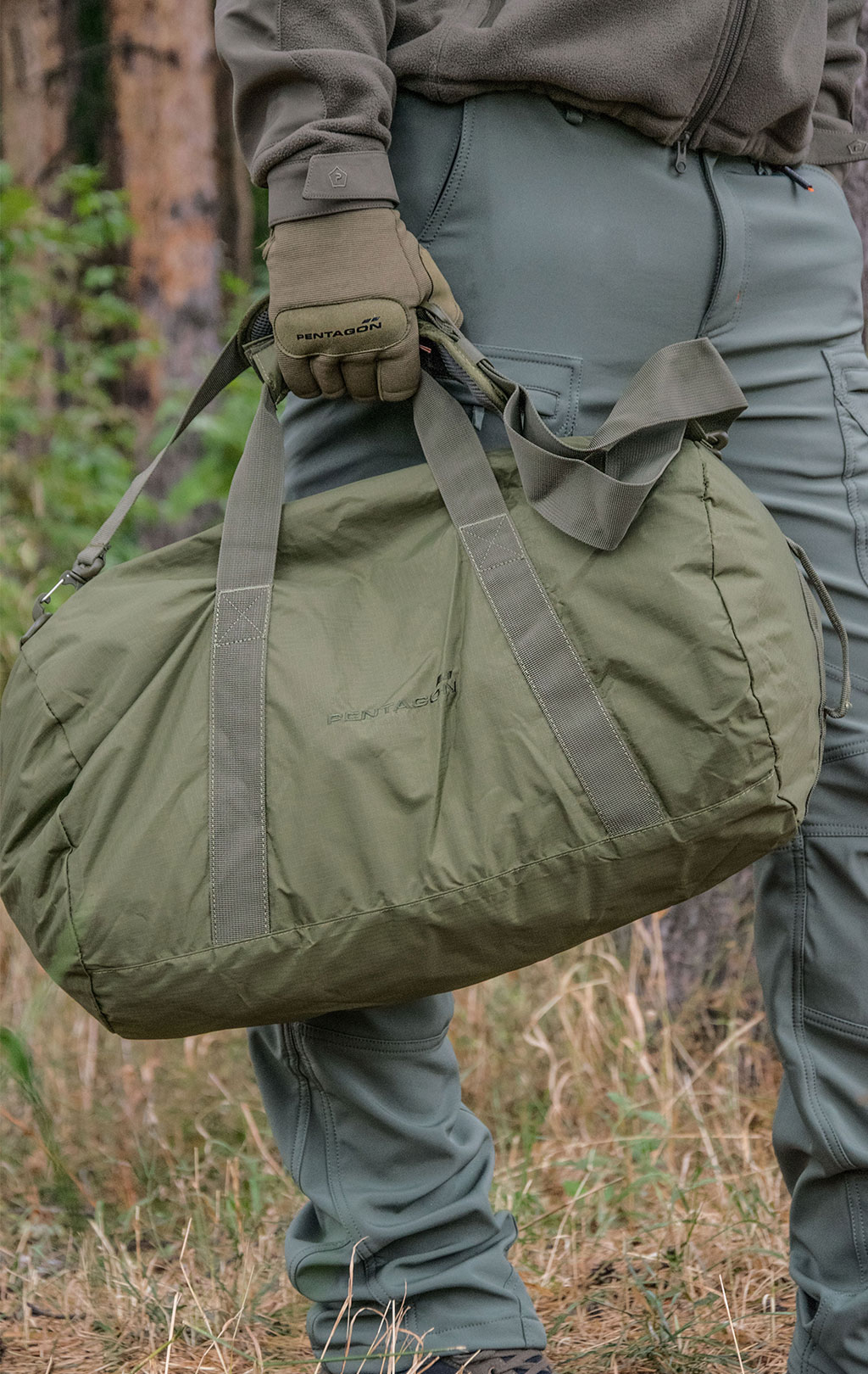 Сумка Pentagon KANON DUFFLE BAG с подсумком olive 06 16102 