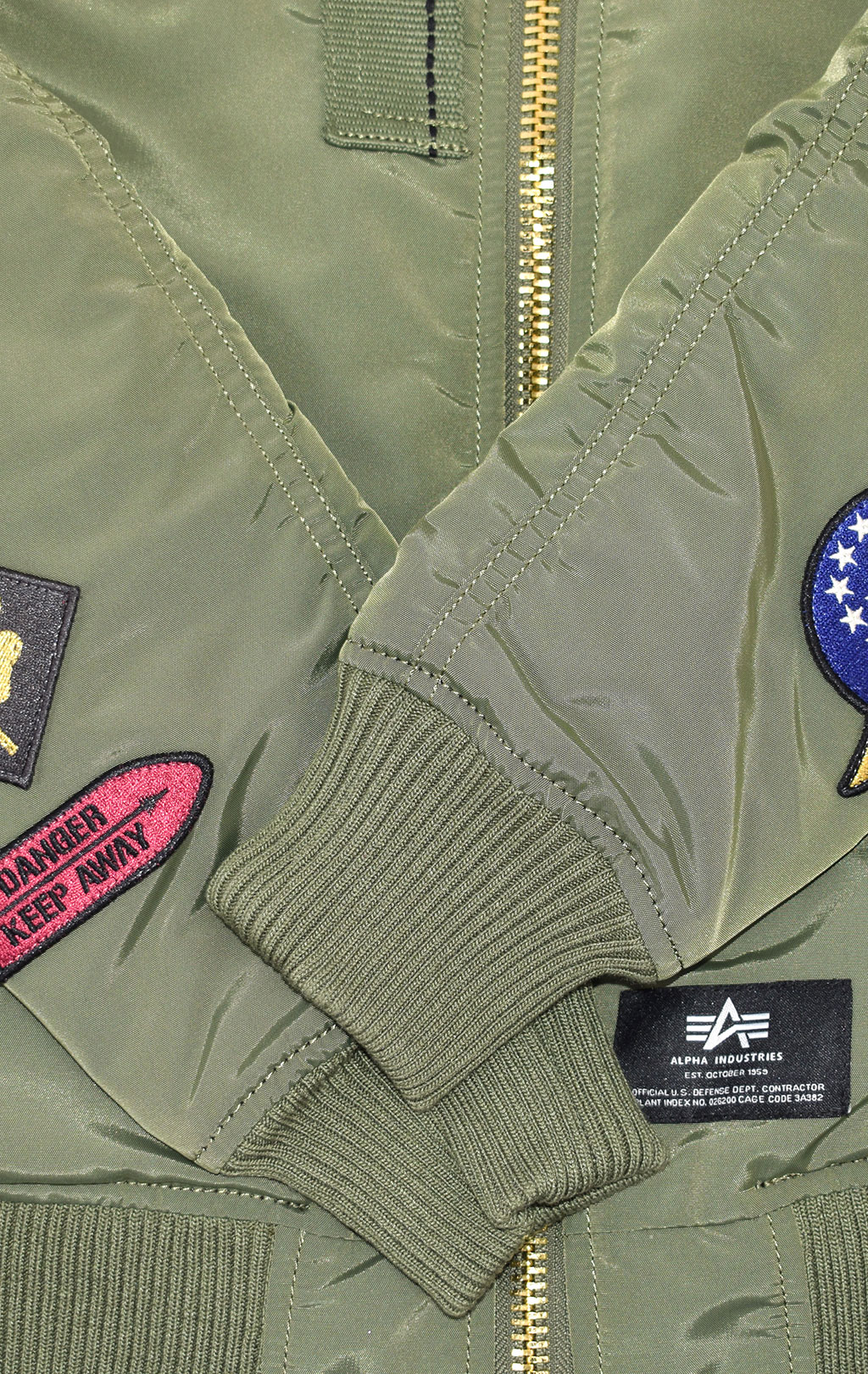 Женская куртка-пилот ALPHA INDUSTRIES INJECTOR-III CUSTOM sage green 