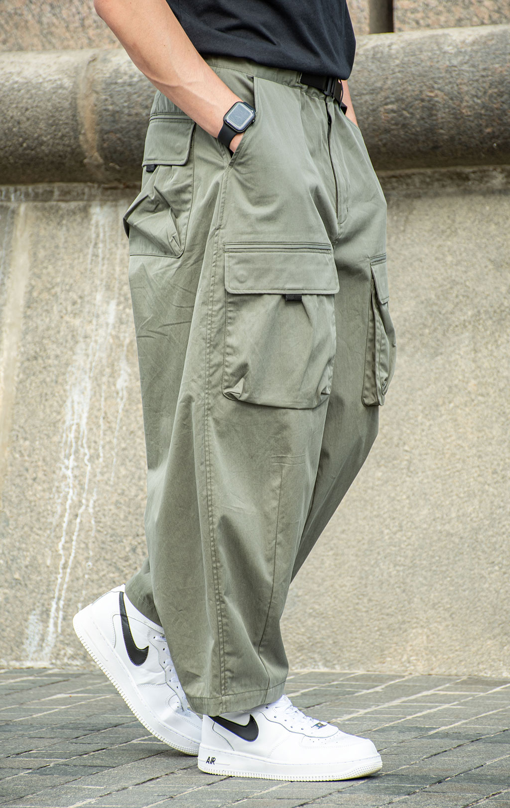 Брюки-карго ALPHA INDUSTRIES OVERSIZED TACTICAL PANT FW 24/25 field grey 
