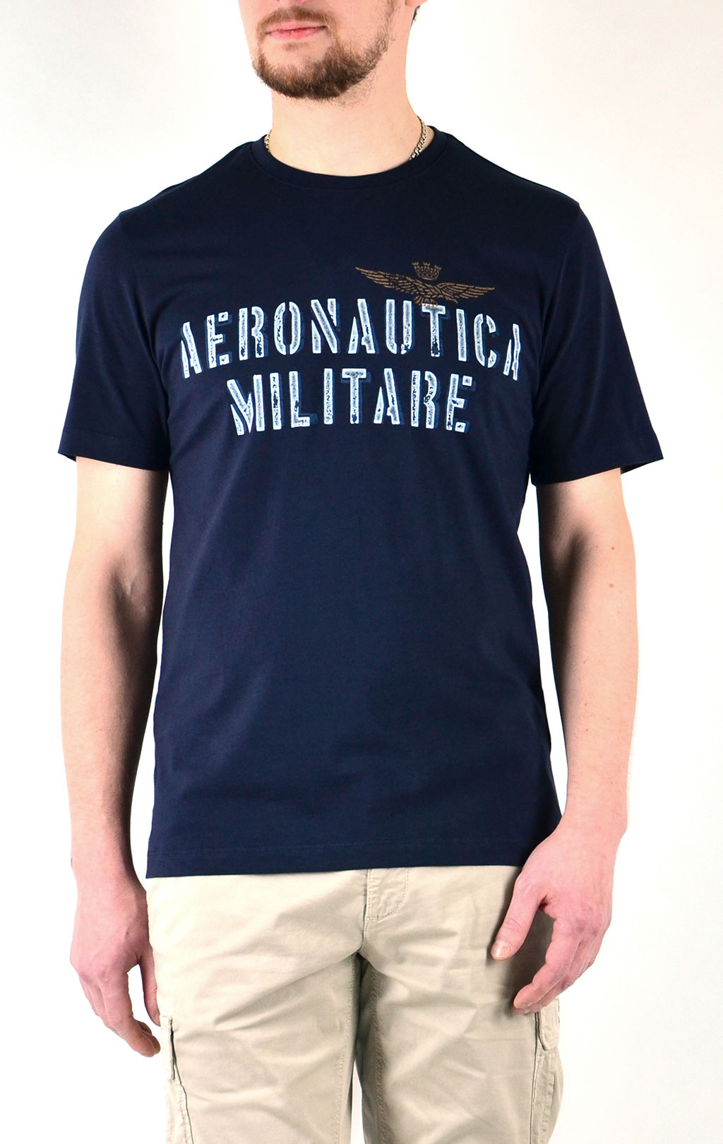 Футболка AERONAUTICA MILITARE blue navy (TS 1473) 