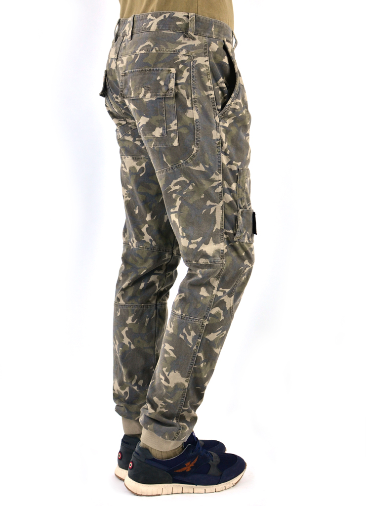 Брюки-карго AERONAUTICA MILITARE camouflage verde (PF 677) 