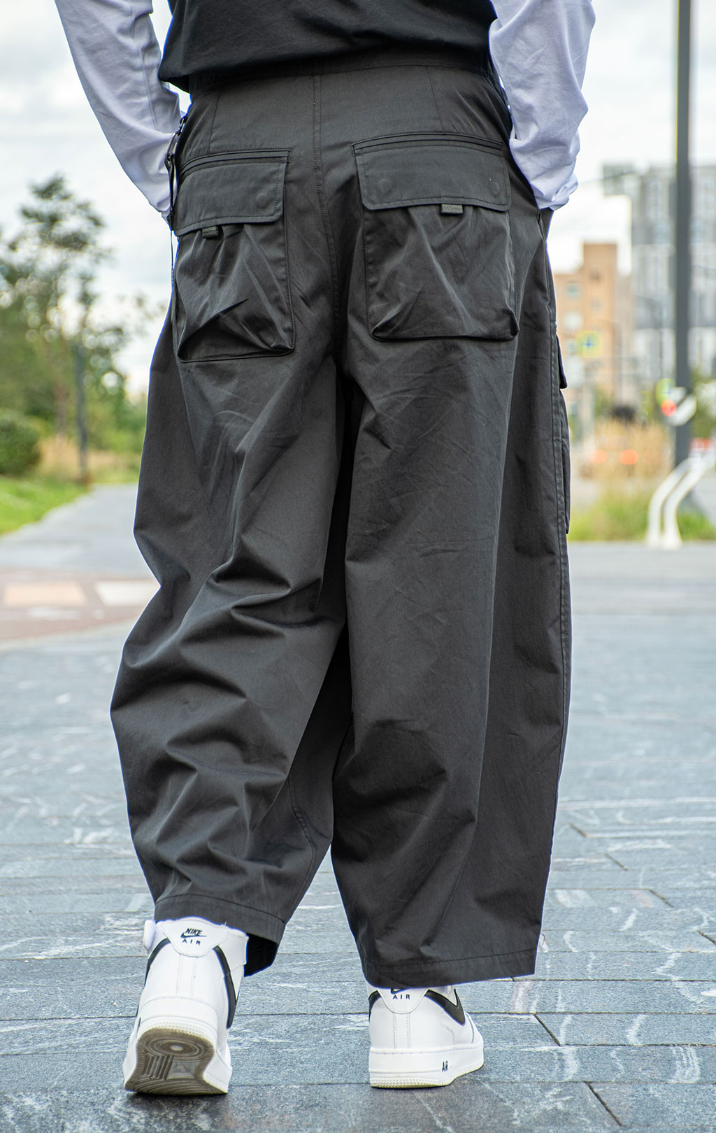 Брюки-карго ALPHA INDUSTRIES OVERSIZED TACTICAL PANT FW 24/25 black 