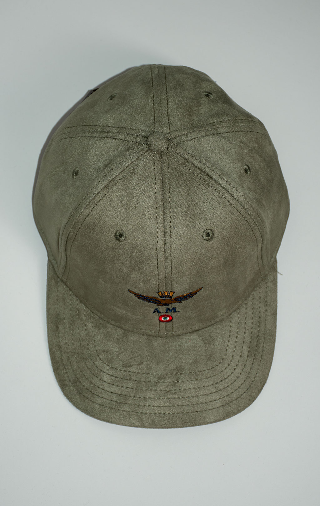 Бейсболка AERONAUTICA MILITARE искусственная замша FW 25/26/CN colonial abbey (HA 1229) 