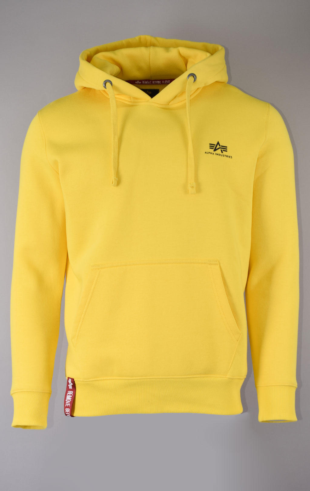 Толстовка ALPHA INDUSTRIES BASIC HOODY SMALL LOGO empire yellow 