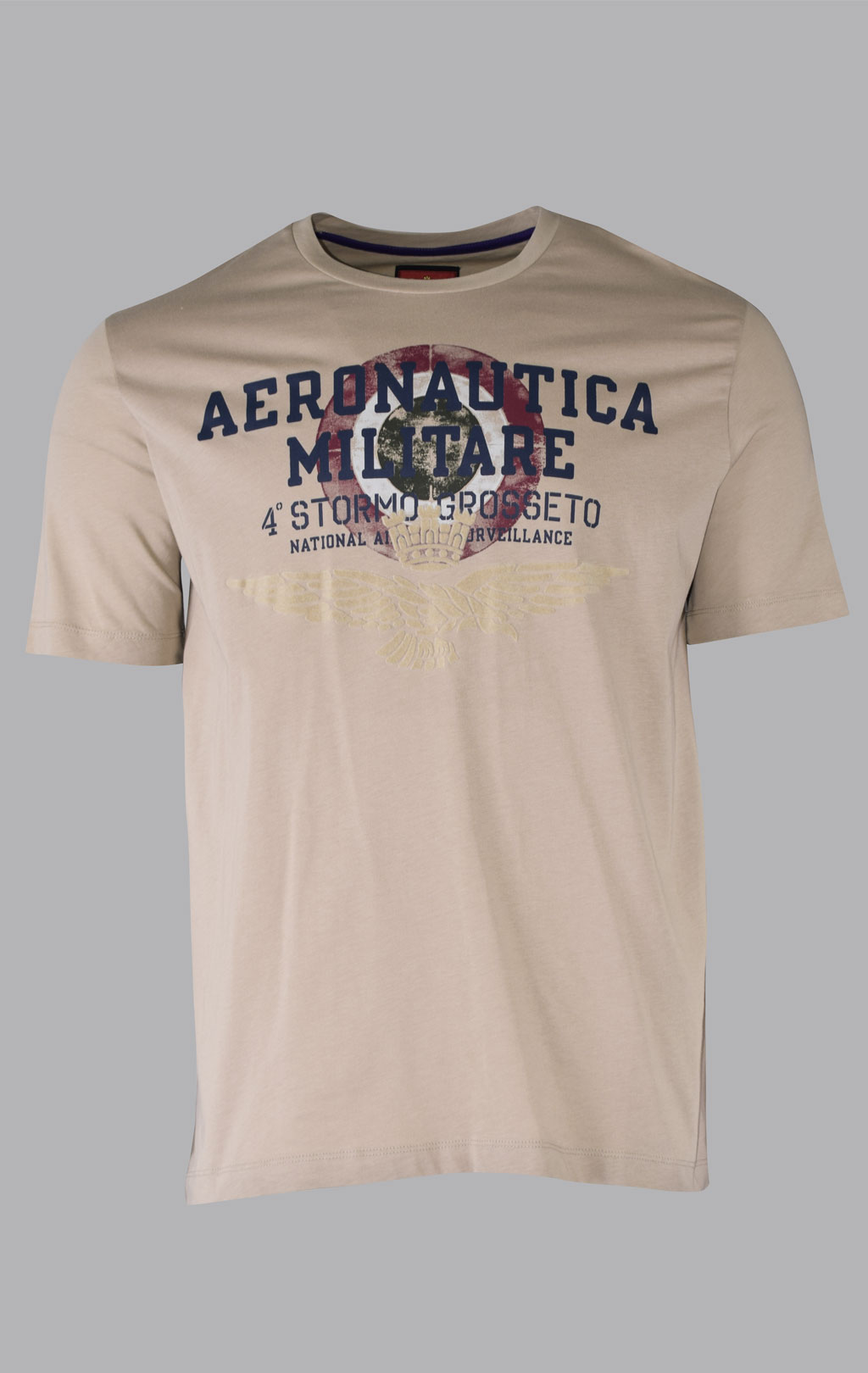 Футболка AERONAUTICA MILITARE SS 22/TR sabbia (TS 1940)